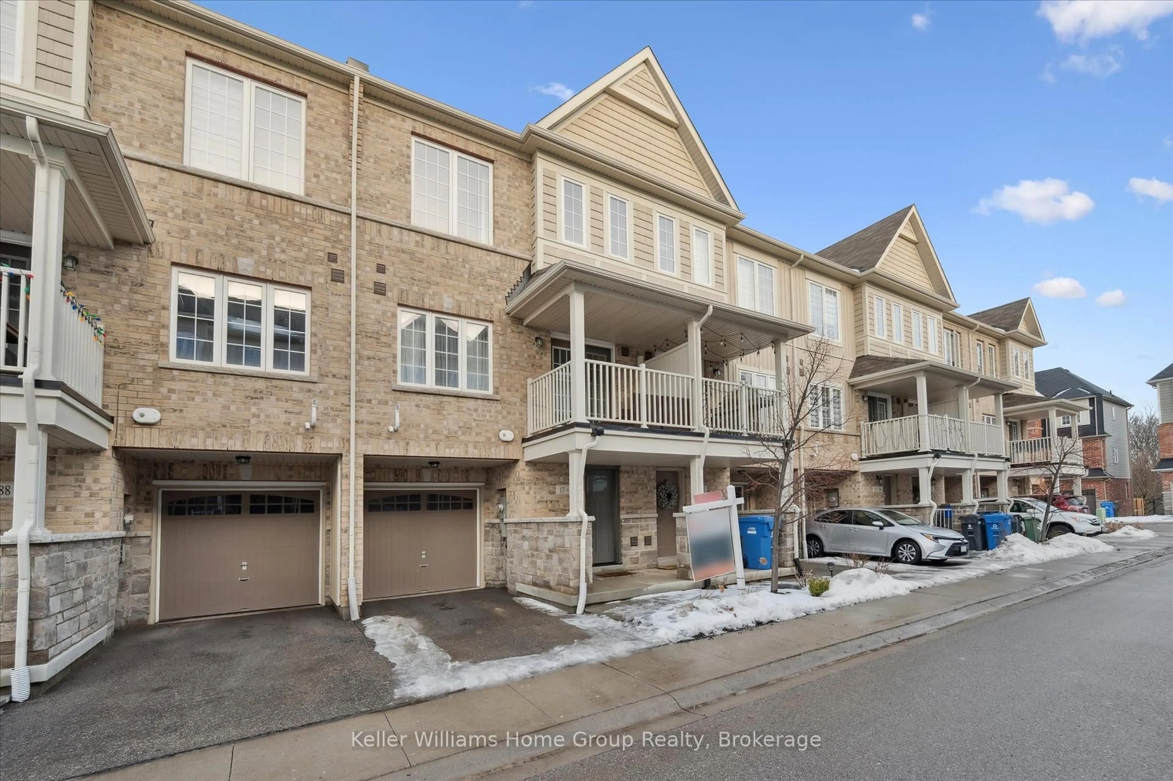A pic from outside/outdoor area/front of a property/back of a property/a pic from drone, street for 88 DeCorso Dr #17, Guelph Ontario N1L 0A1
