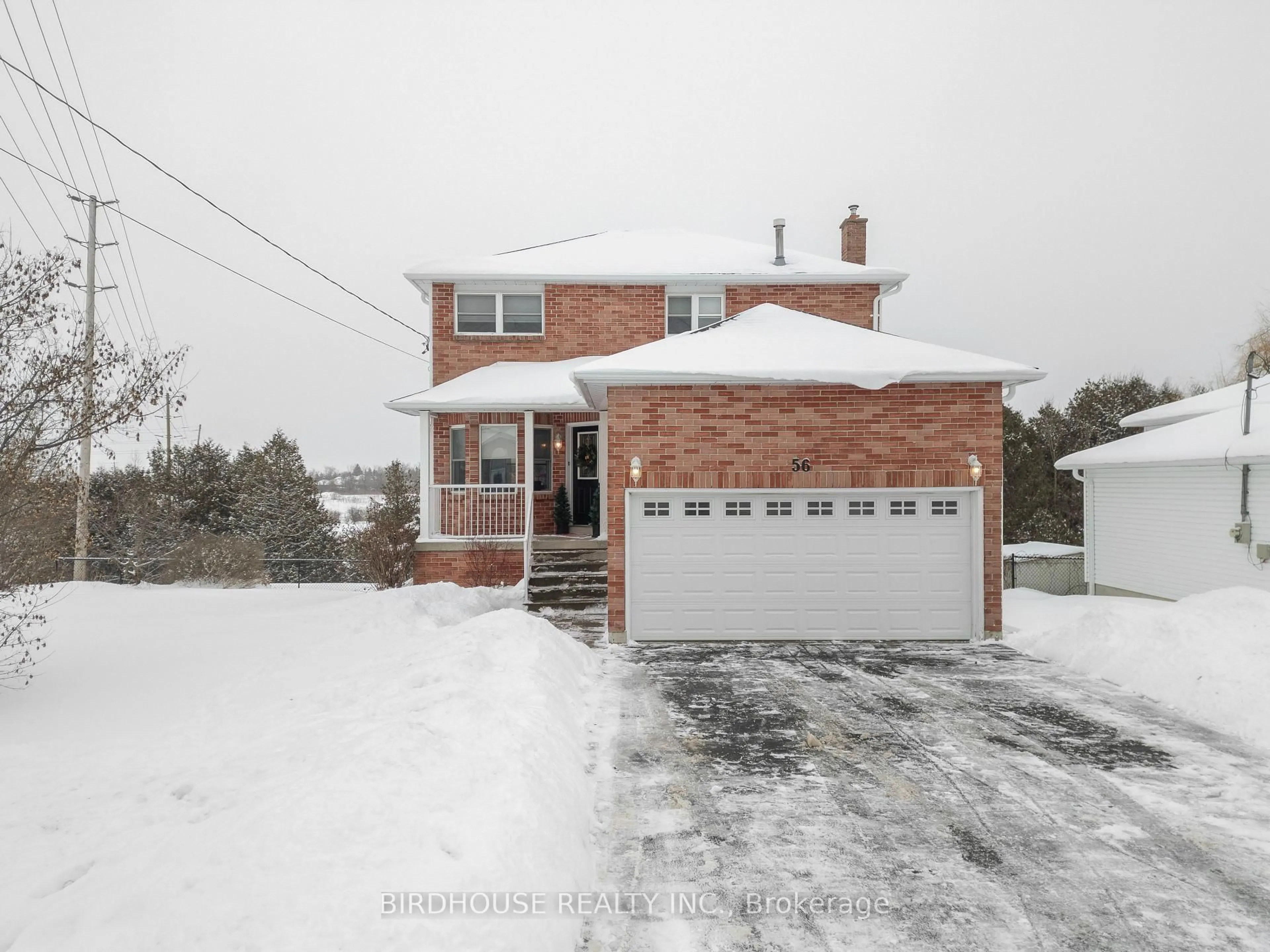 Home with brick exterior material, street for 56 Champlain Blvd, Kawartha Lakes Ontario K9V 4R1