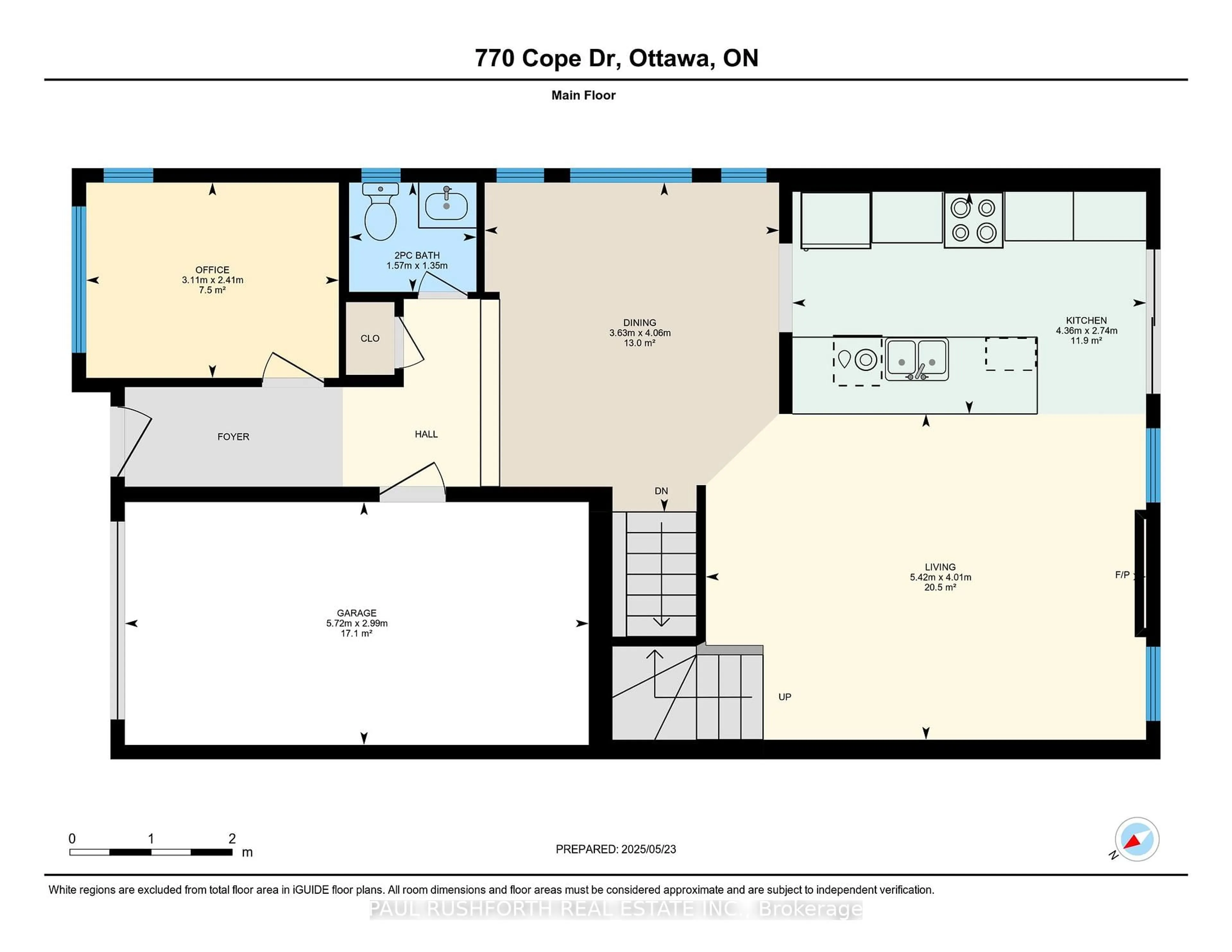 Floor plan for 770 Cope Dr, Ottawa Ontario K2S 2P9