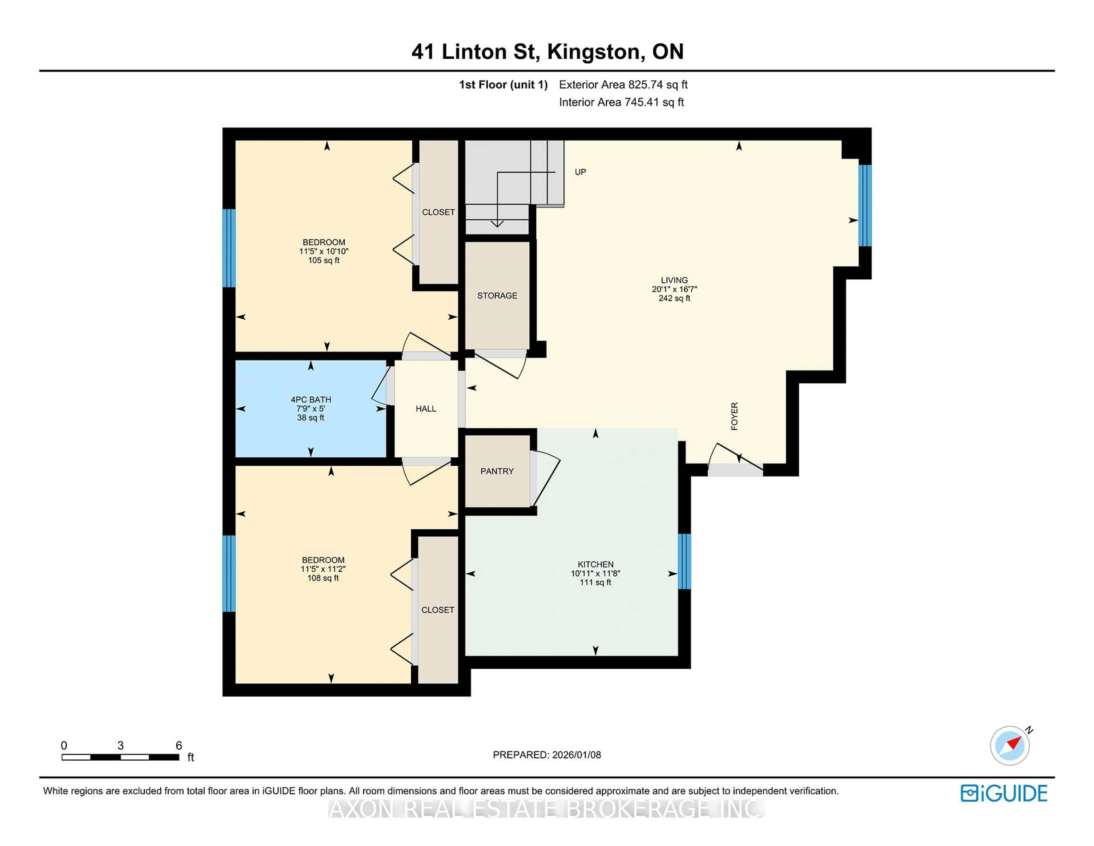 Floor plan for 41 Linton St, Kingston Ontario K7K 1N8