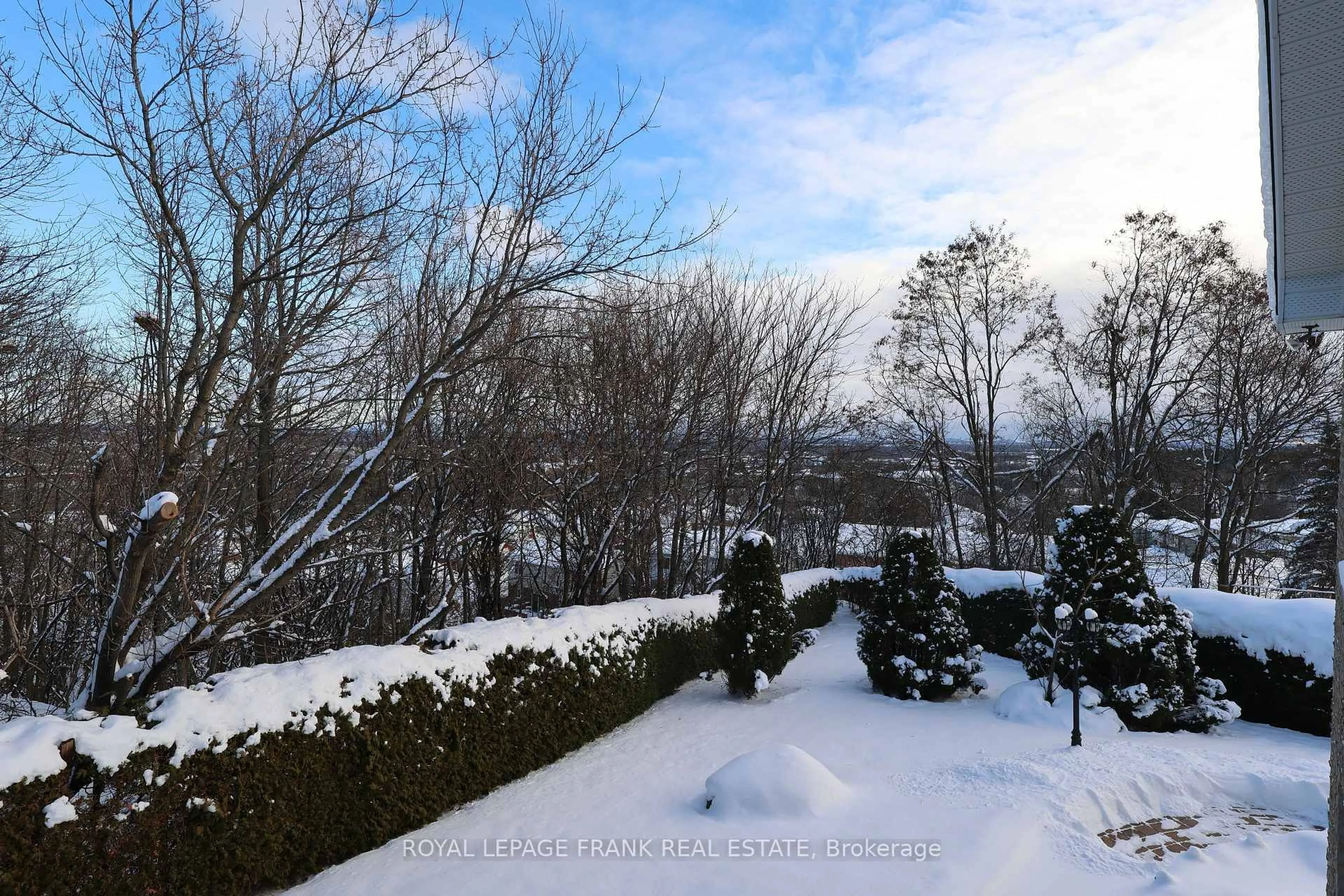 A pic from outside/outdoor area/front of a property/back of a property/a pic from drone, forest/trees view for 1162 Summit Dr, Peterborough Ontario K9J 8A7