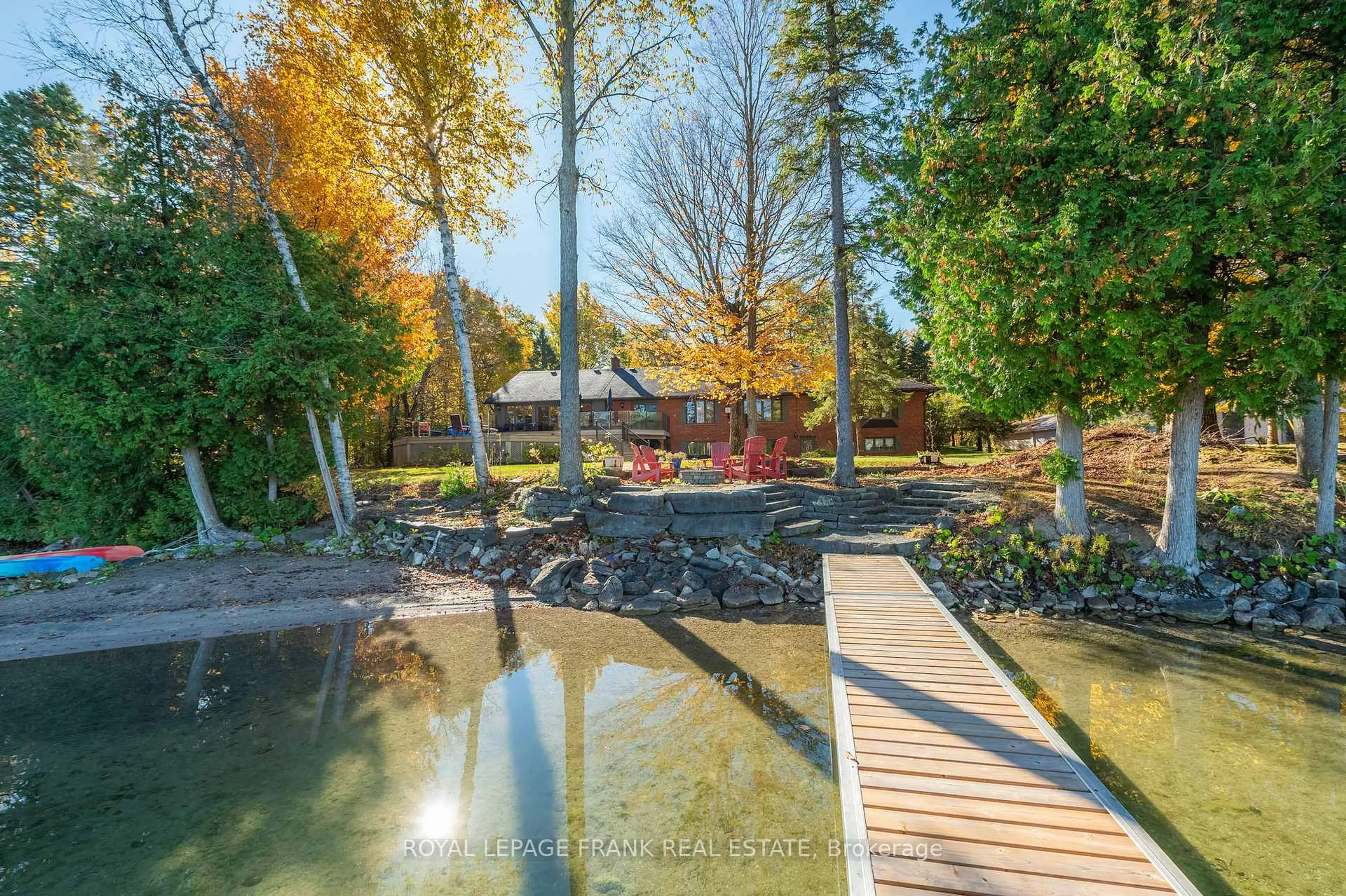 A pic from outside/outdoor area/front of a property/back of a property/a pic from drone, water/lake/river/ocean view for 1187 Lakehurst Rd, Trent Lakes Ontario K0L 1J0
