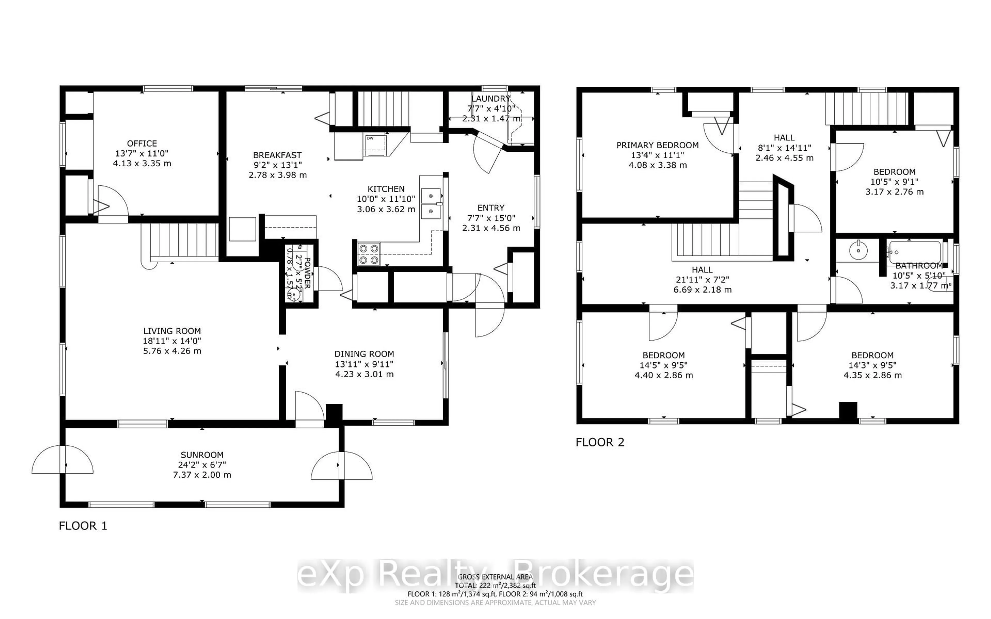 Floor plan for 2 Henry St, McKellar Ontario P0G 1C0