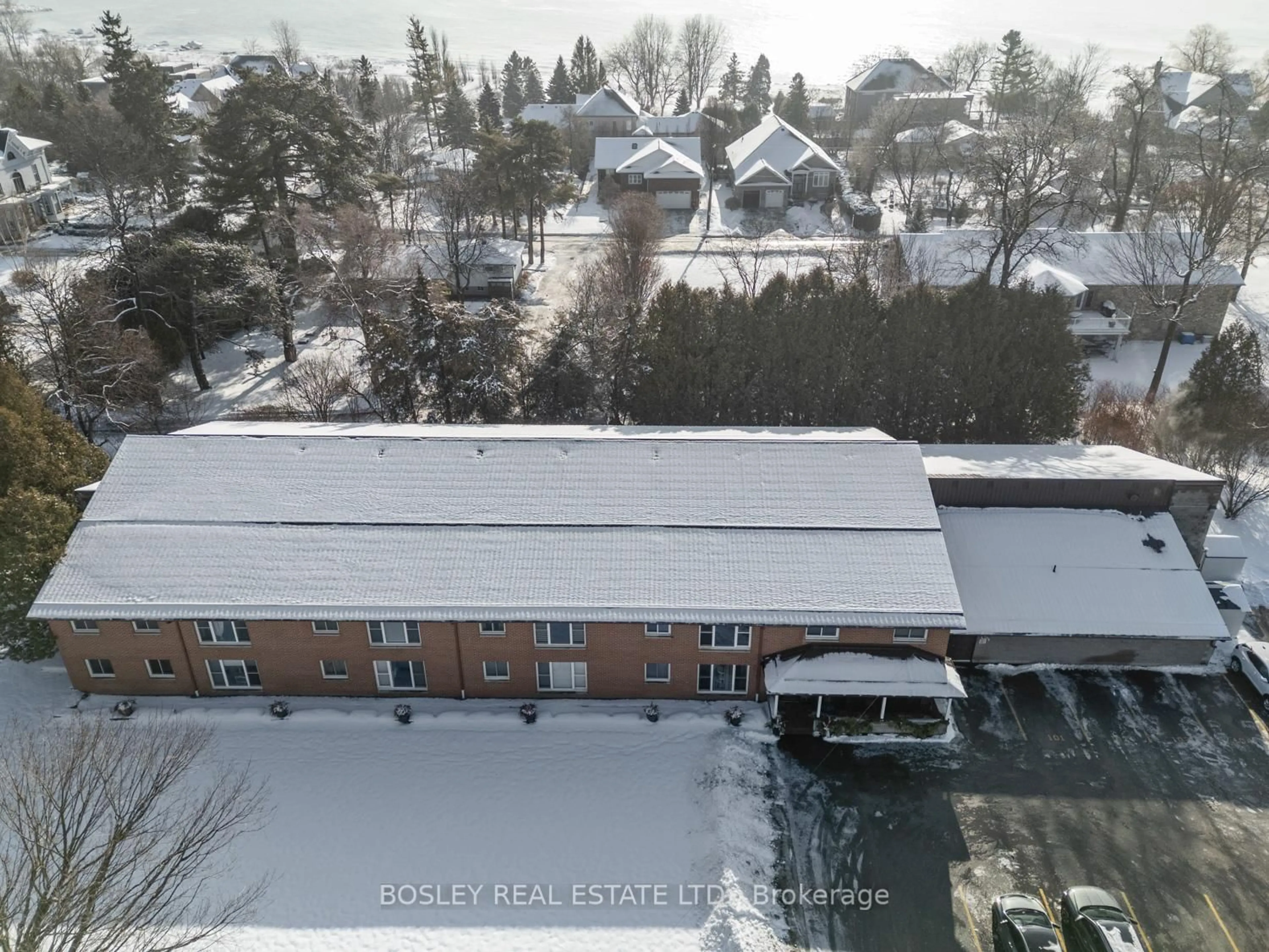 A pic from outside/outdoor area/front of a property/back of a property/a pic from drone, unknown for 133 Ontario St #201, Cobourg Ontario K9A 3B4