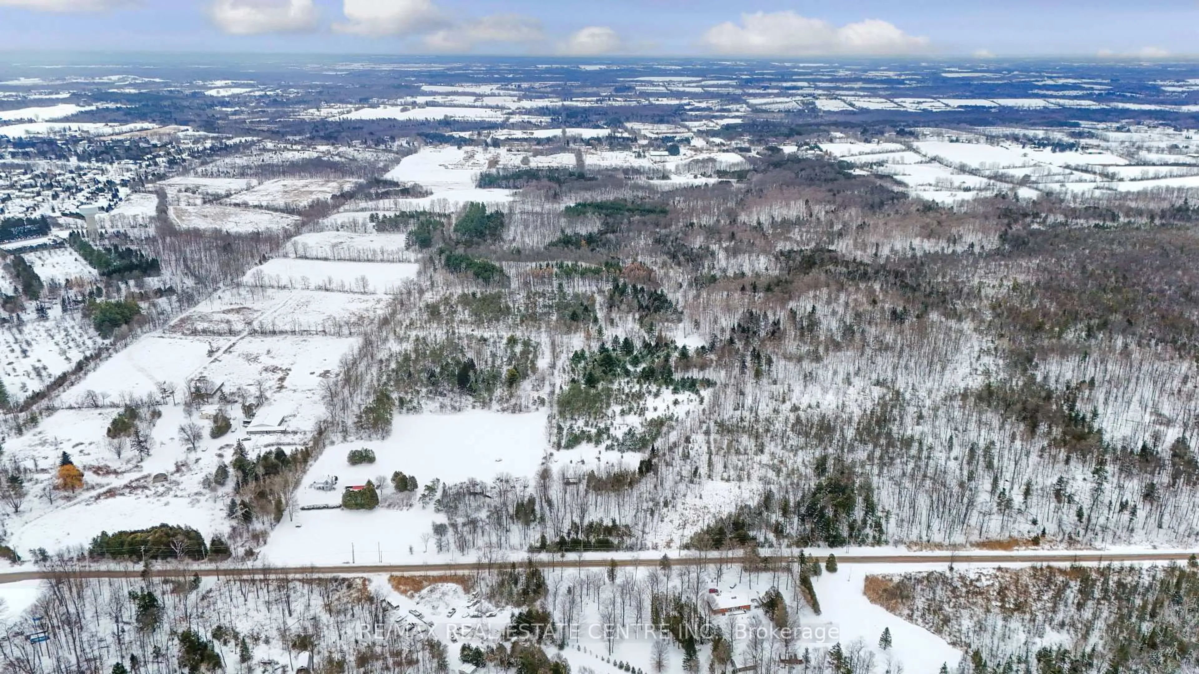 A pic from outside/outdoor area/front of a property/back of a property/a pic from drone, forest/trees view for 962 Concession 10 Rd, Hamilton Ontario N0B 2J0