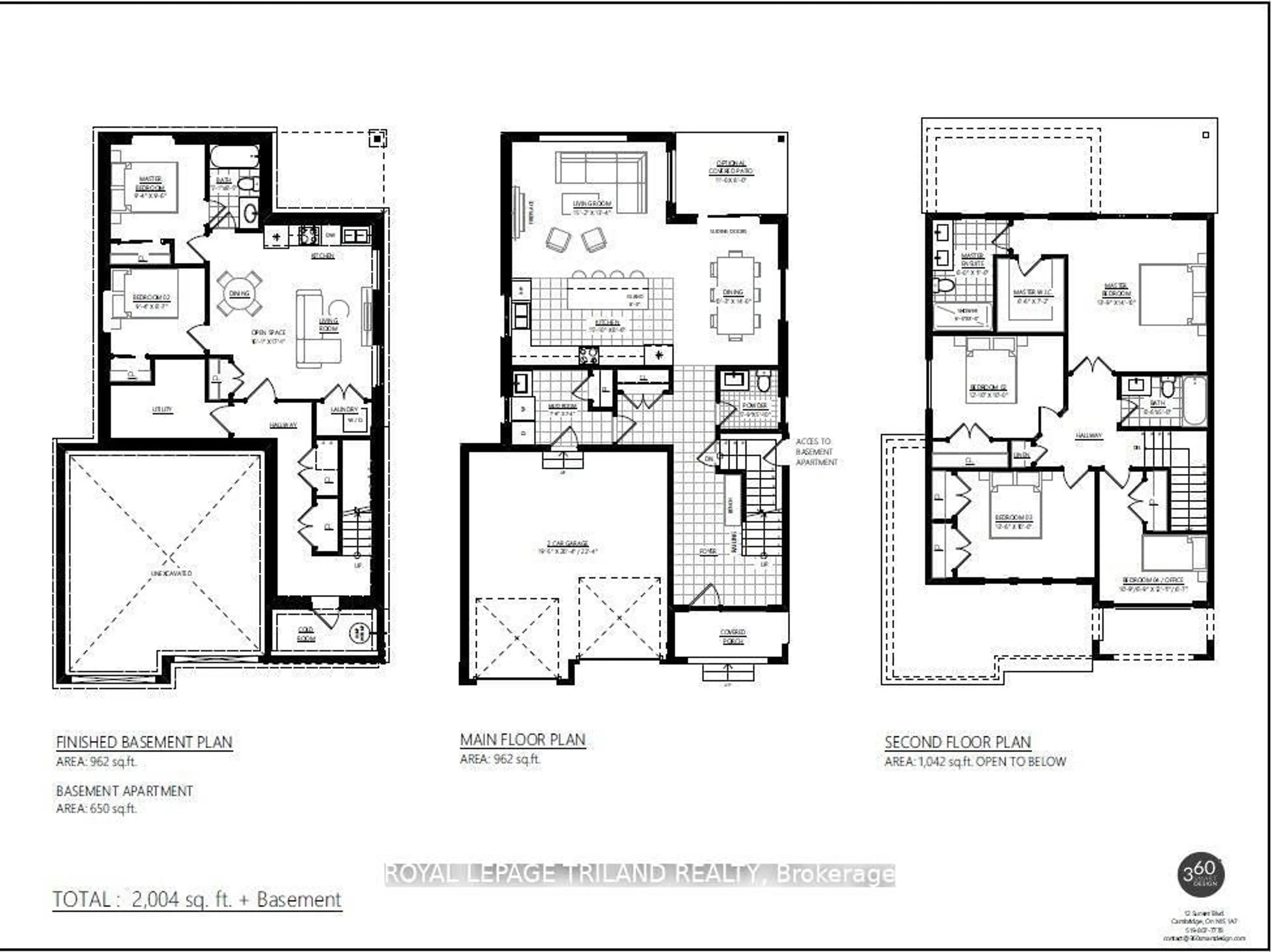 Floor plan for 3853 Big Leaf Tr, London South Ontario N6P 0A3