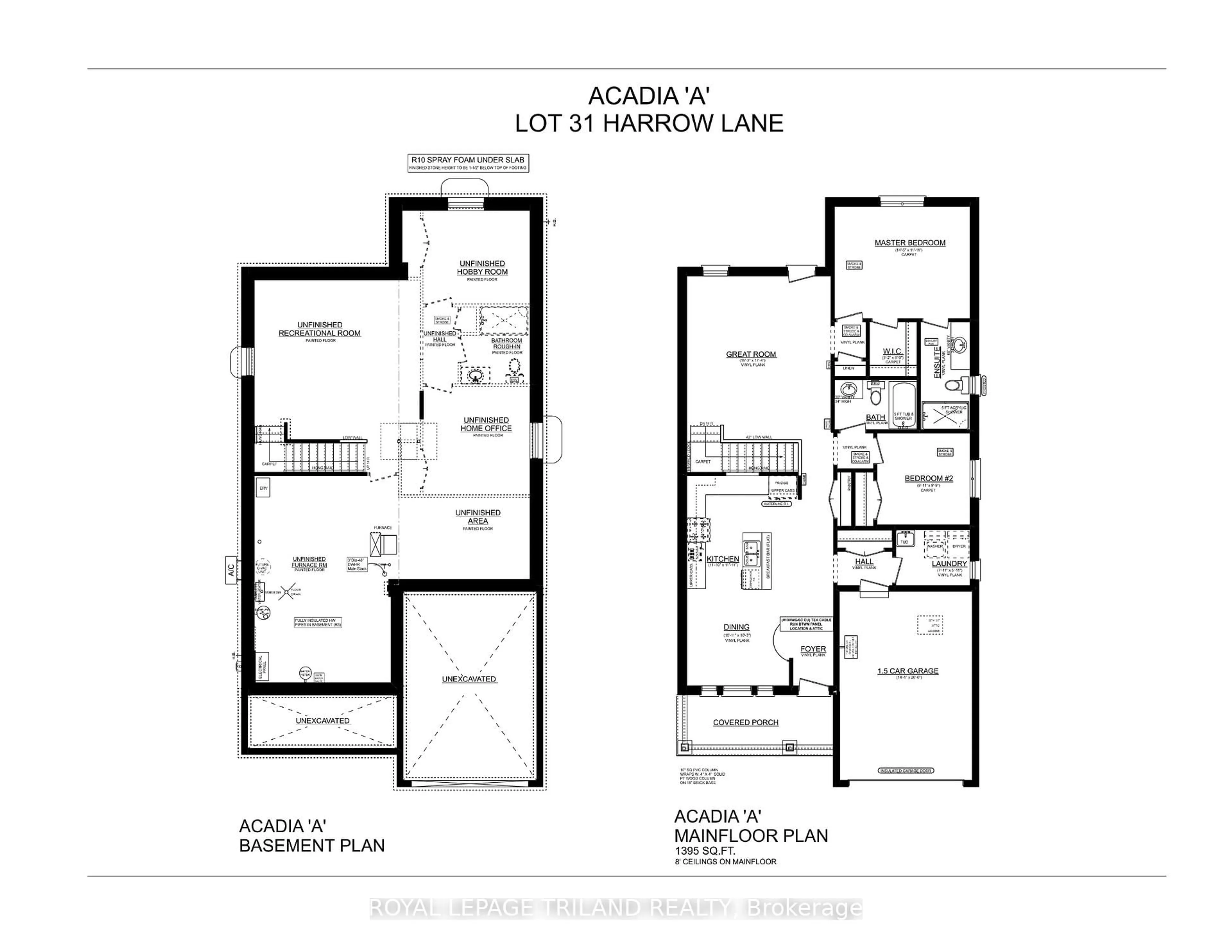 Floor plan for 23 Harrow Lane, St. Thomas Ontario N5R 0P3