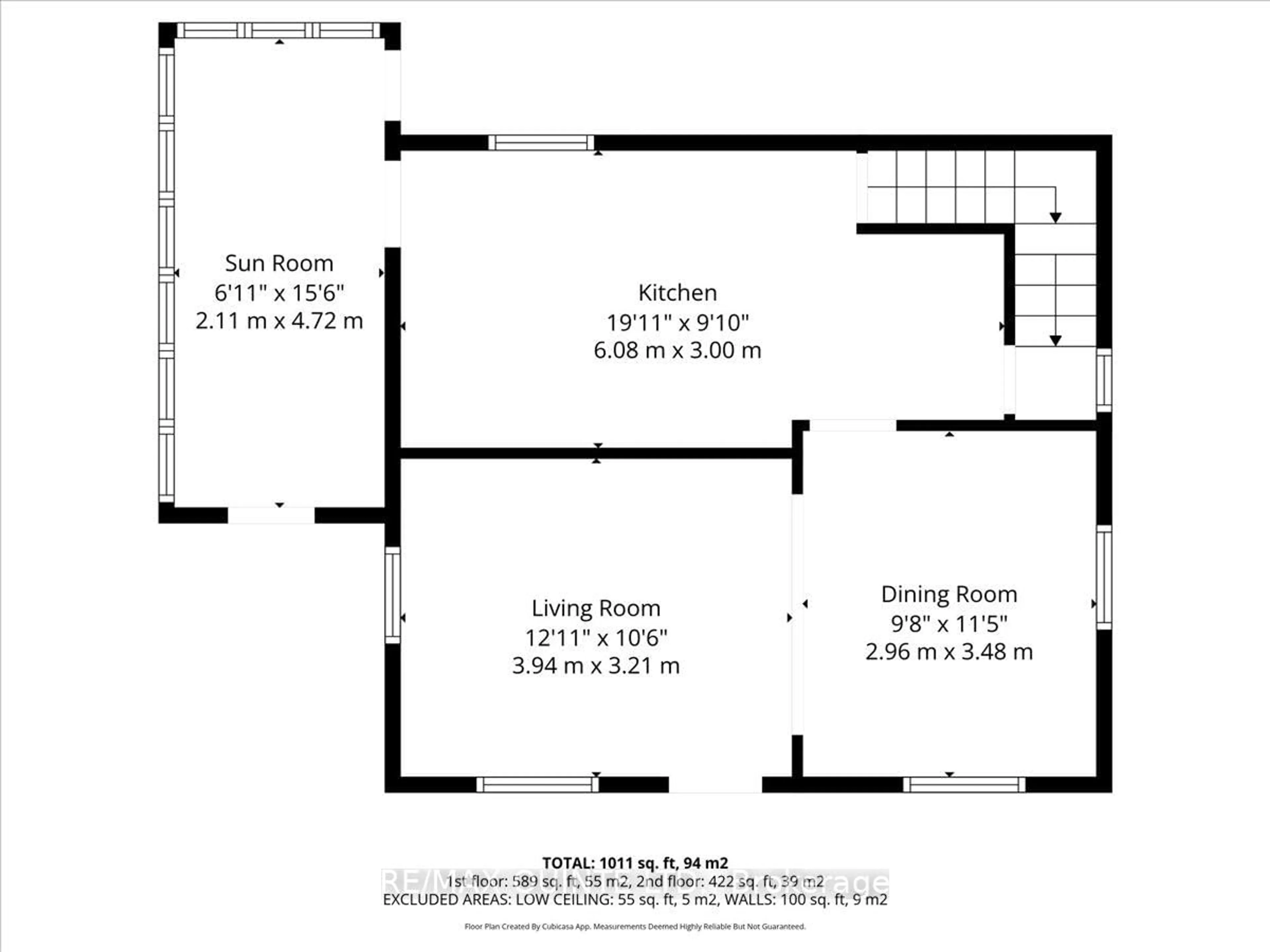 Floor plan for 80 St Charles St, Belleville Ontario K8P 2W4