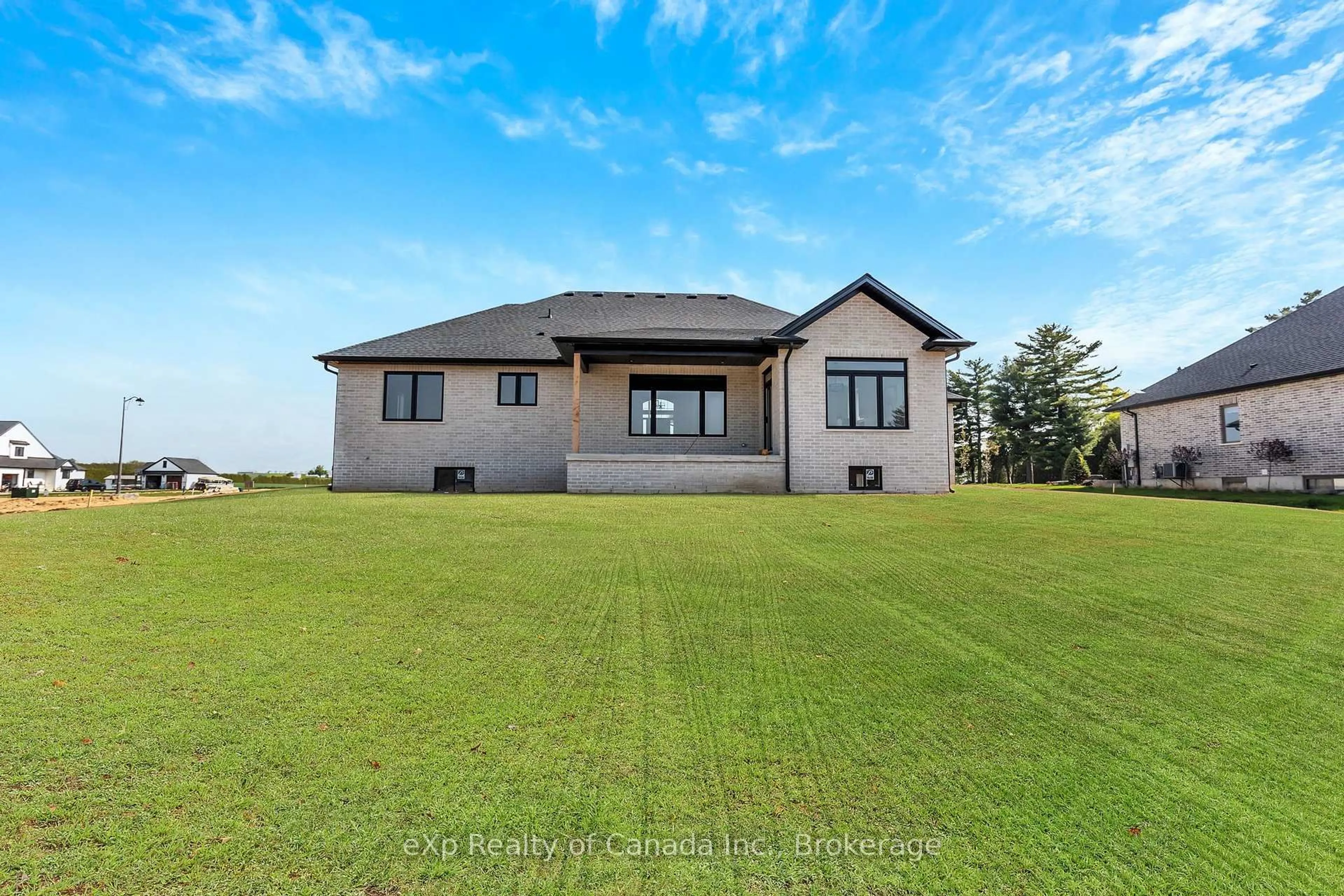 A pic from outside/outdoor area/front of a property/back of a property/a pic from drone, water/lake/river/ocean view for 9 Clover Lane, Norwich Ontario N0J 1R0