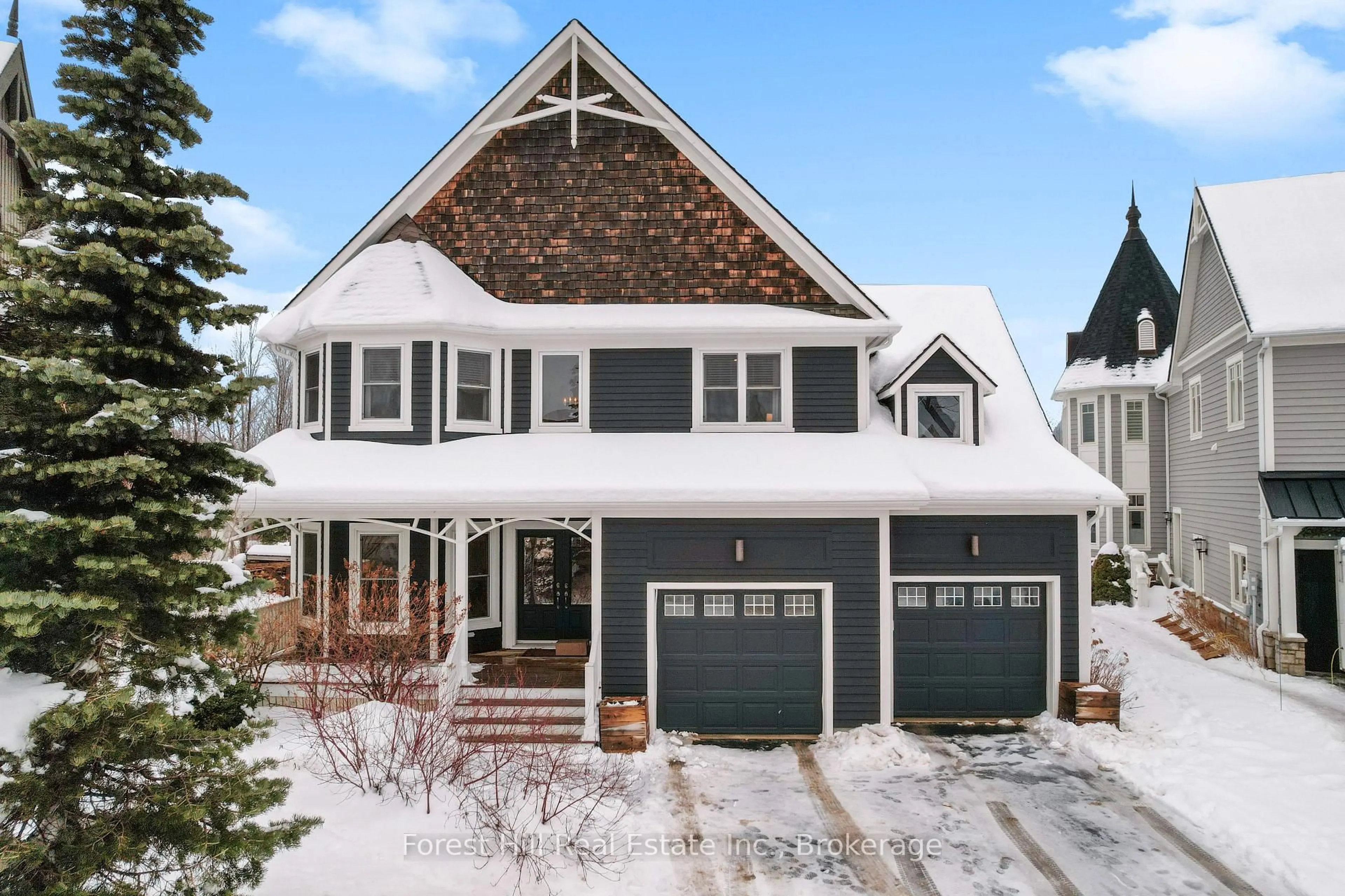 Home with brick exterior material, street for 156 Snowbridge Way, Blue Mountains Ontario L9Y 0V1