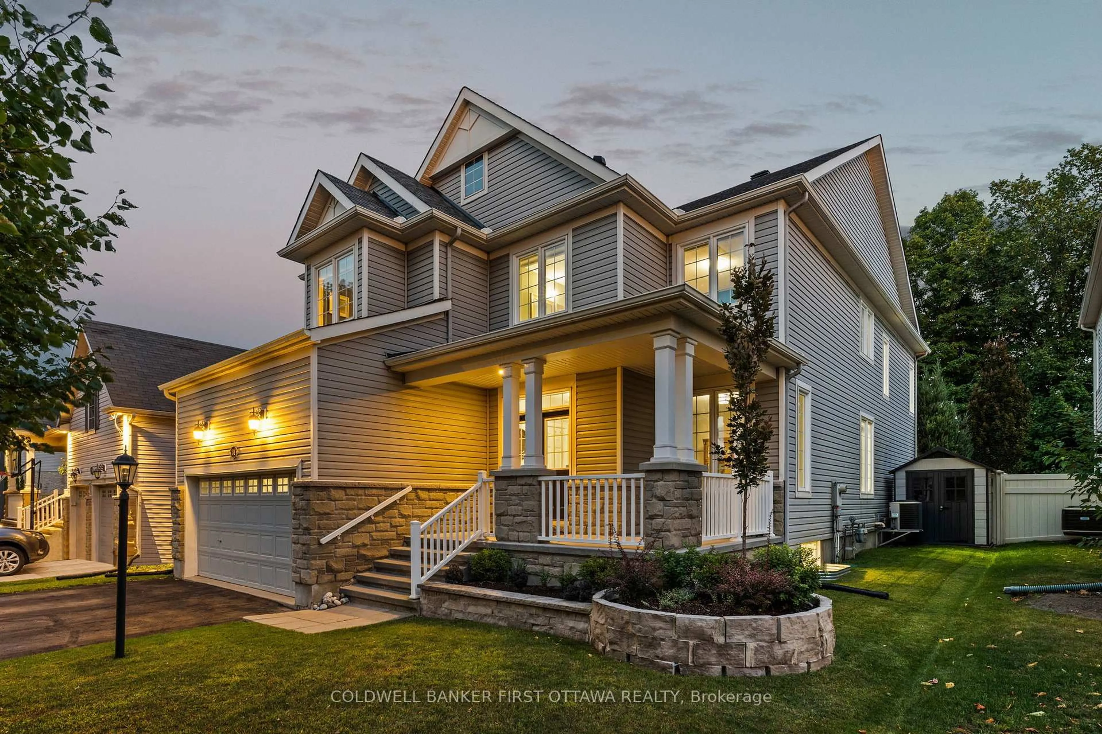 Home with vinyl exterior material, street for 781 Kilbirnie Dr, Ottawa Ontario K2J 0M3