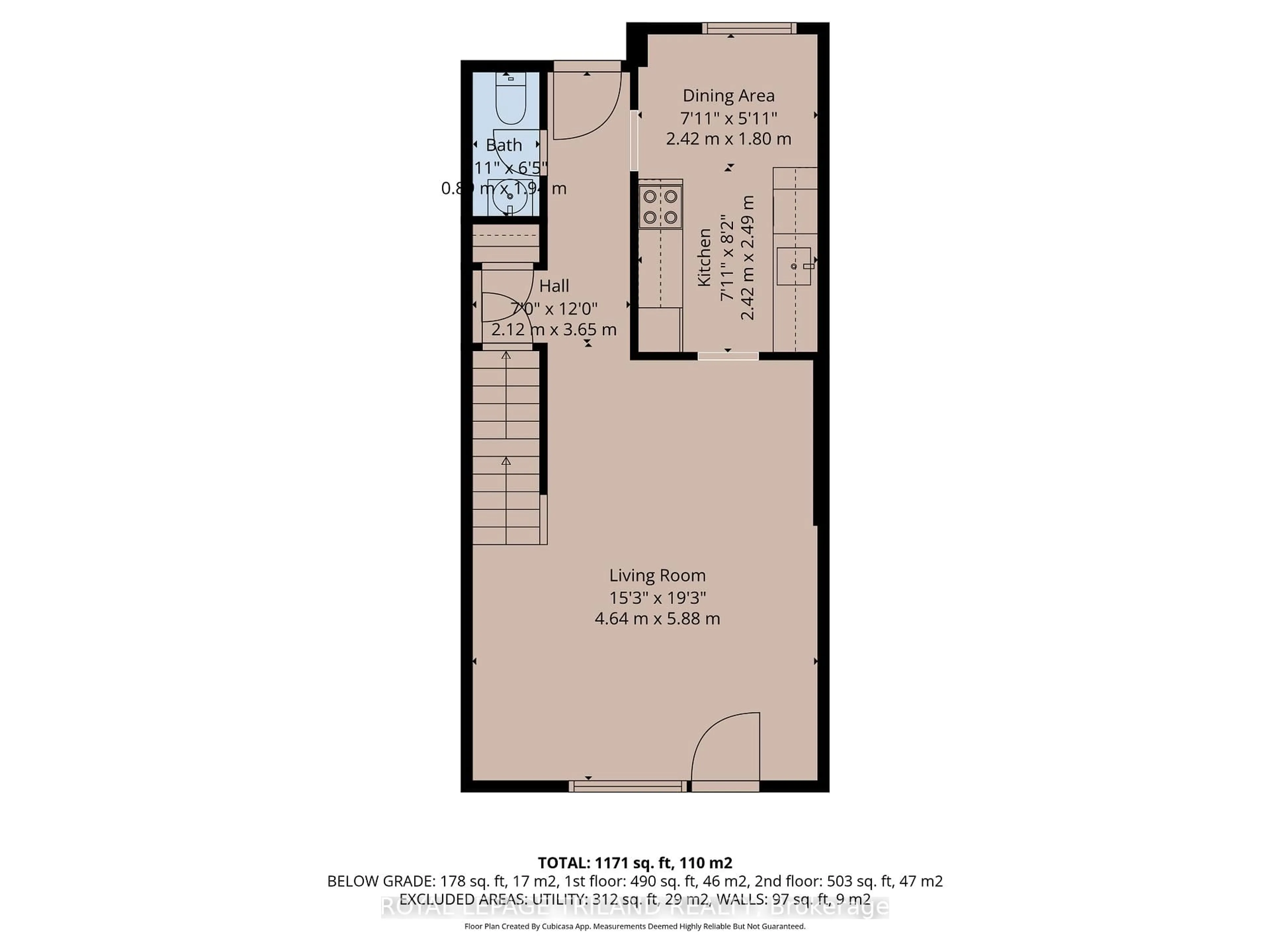 Floor plan for 676 Wonderland Rd #39, London South Ontario N6H 4Y8