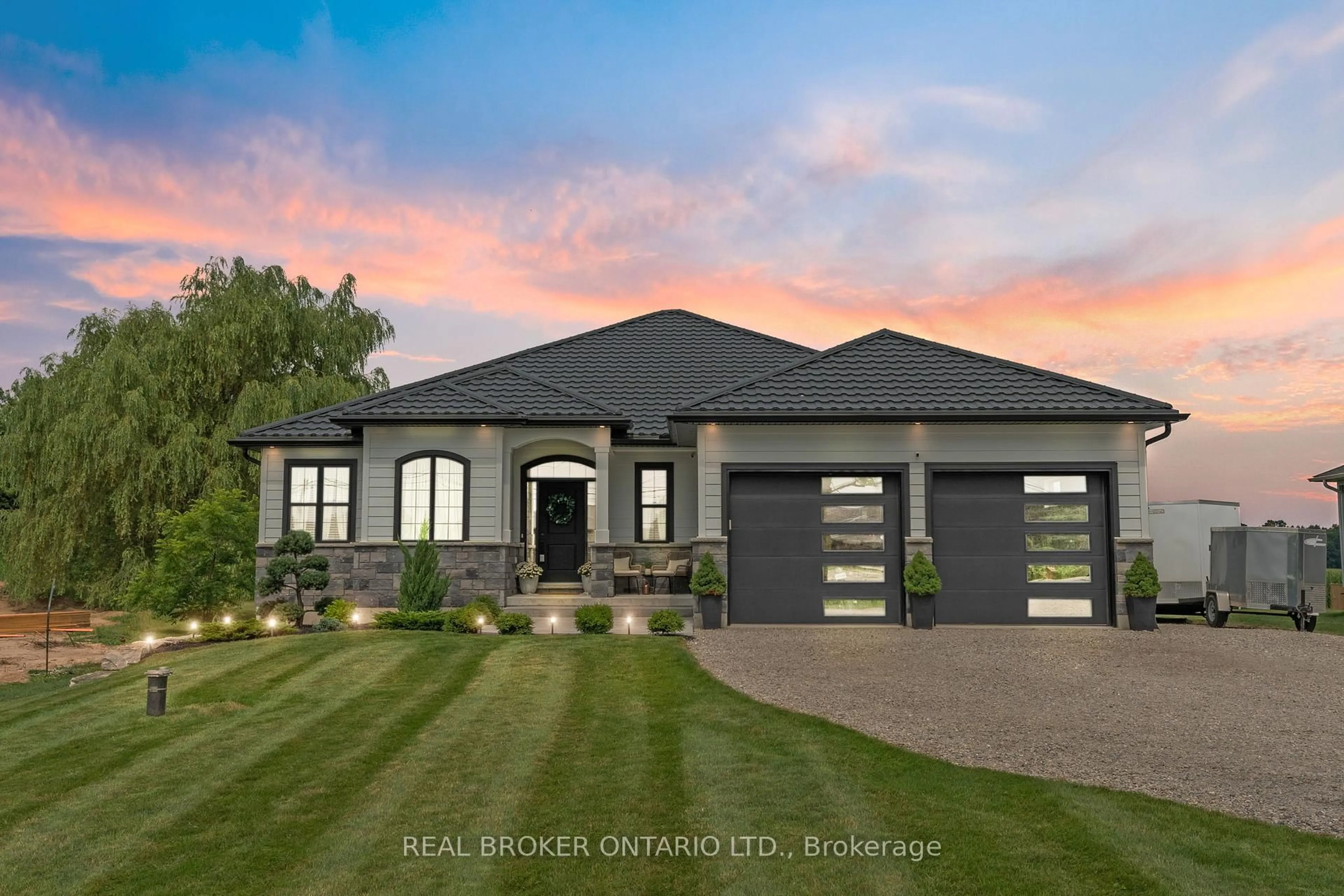 Home with brick exterior material, street for 11715 Plank Rd, Bayham Ontario N0J 1H0