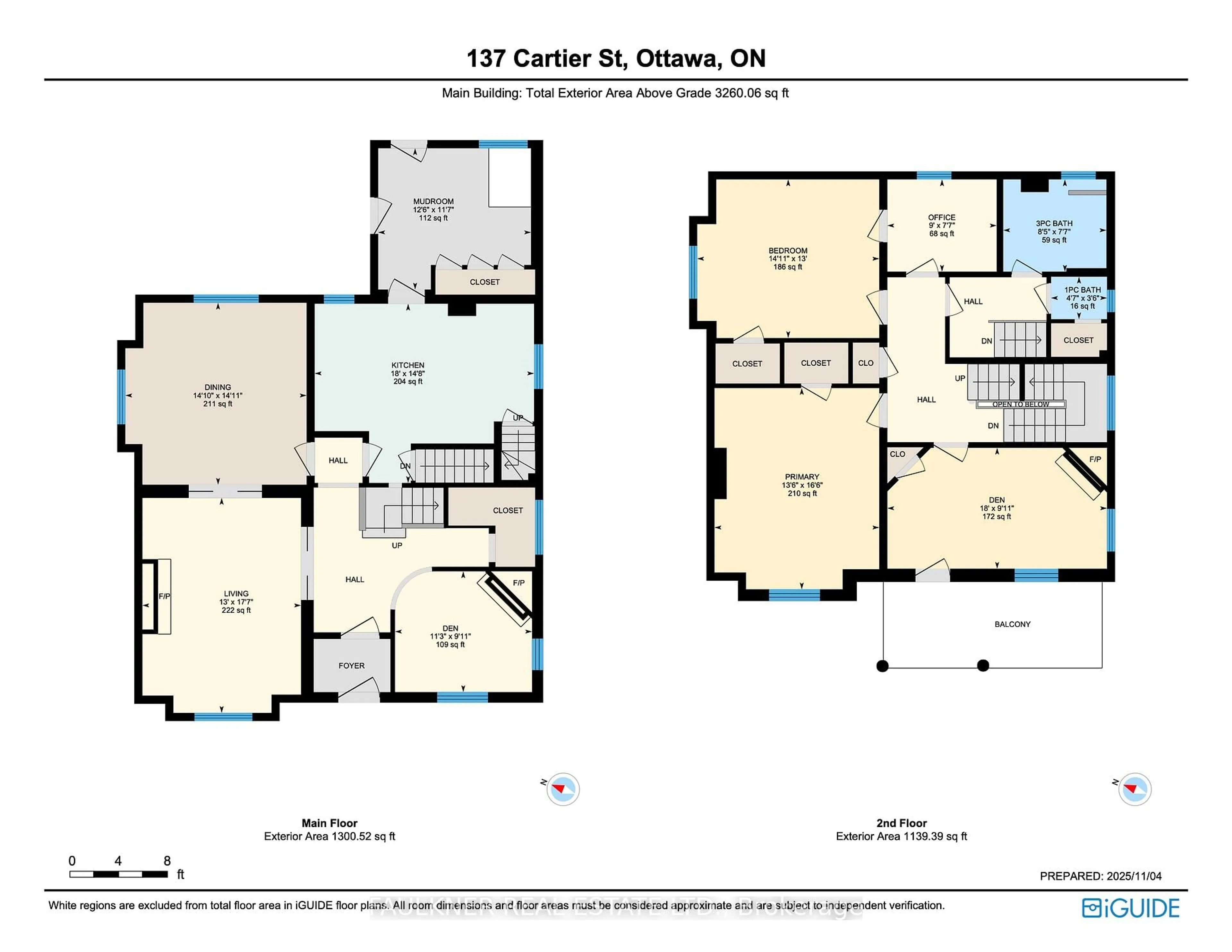 Floor plan for 137 Cartier St, Ottawa Ontario K2P 1K7