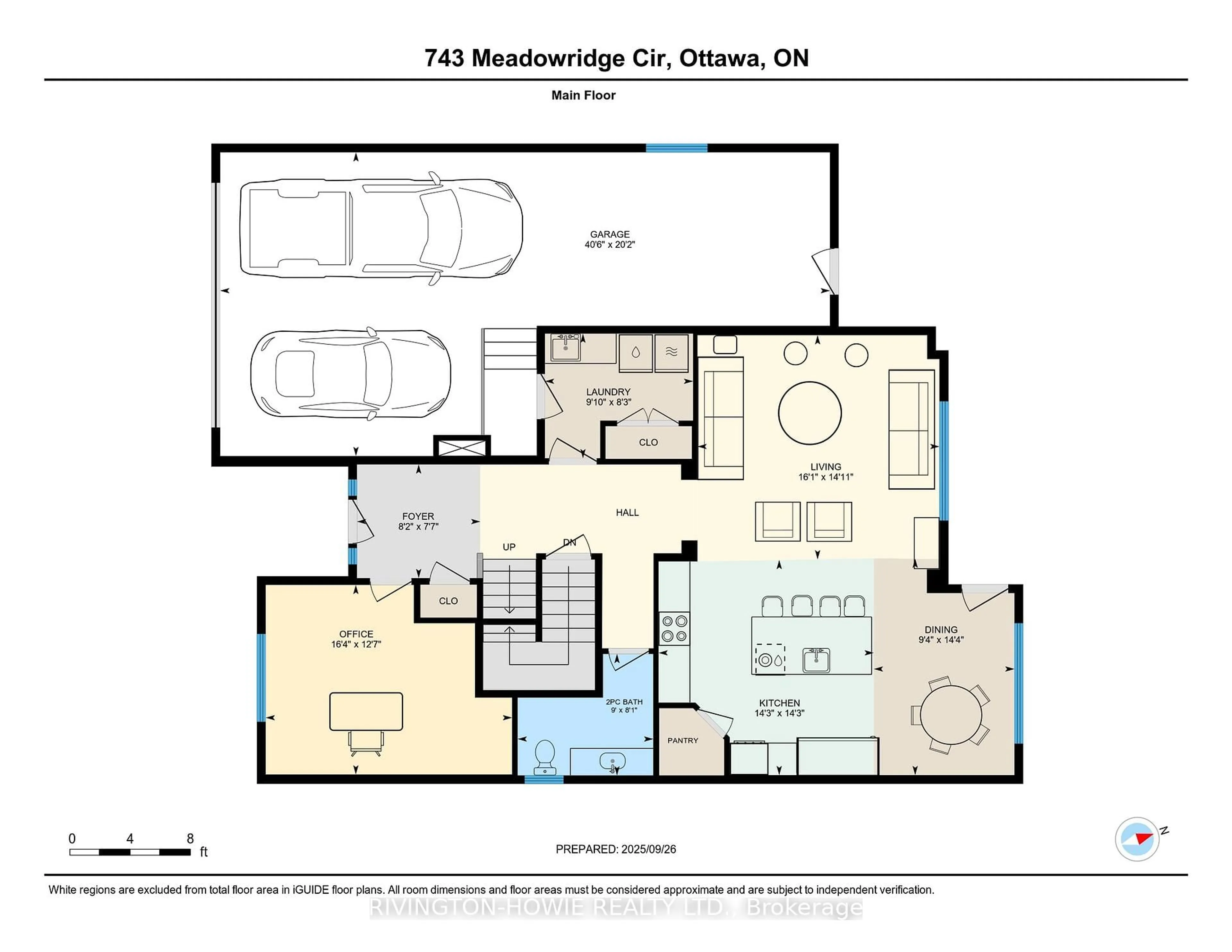 Floor plan for 743 Meadowridge Circ, Carp Ontario K0A 1L0