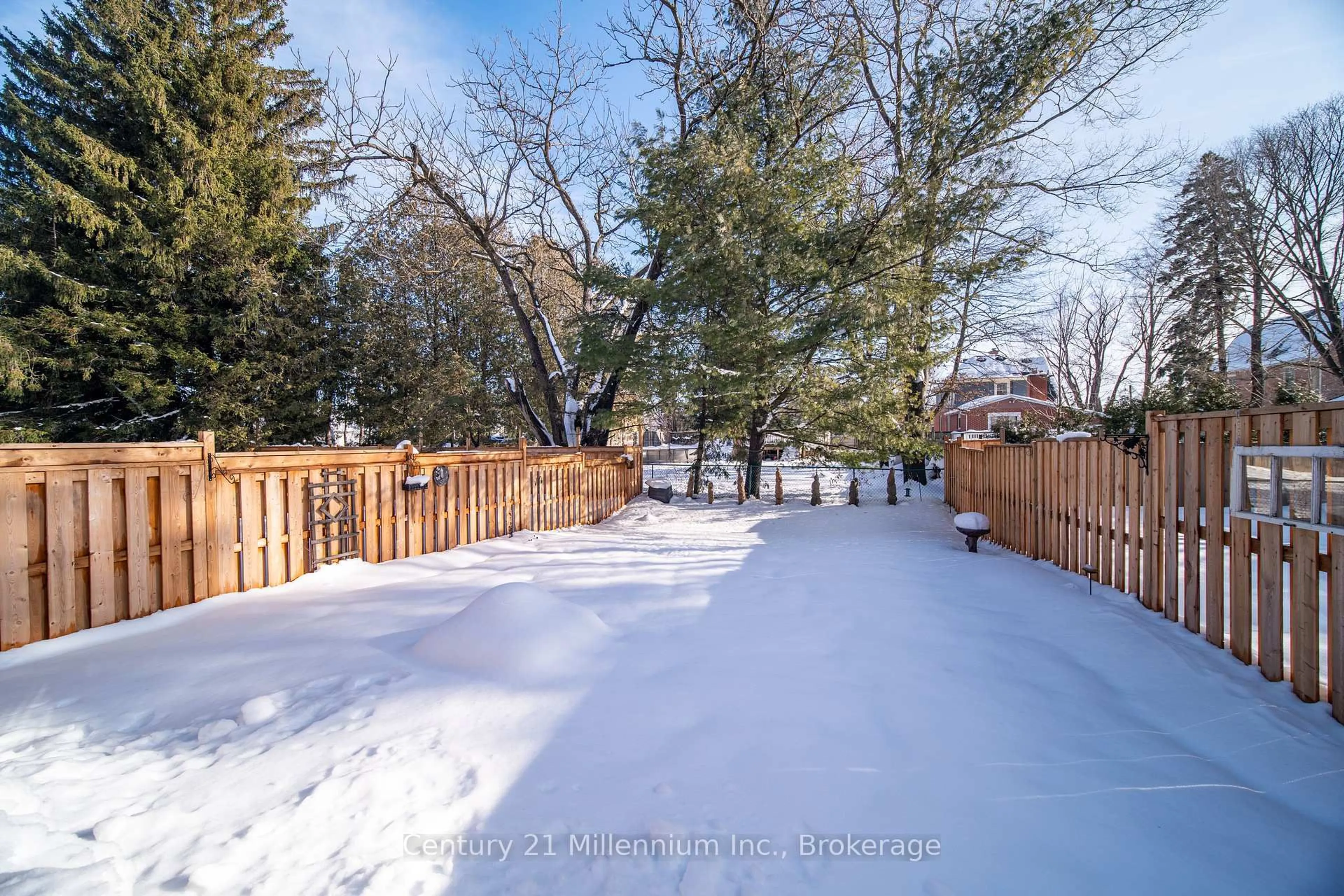 Patio, forest/trees view for 103 Mullin St, Grey Highlands Ontario N0C 1H0