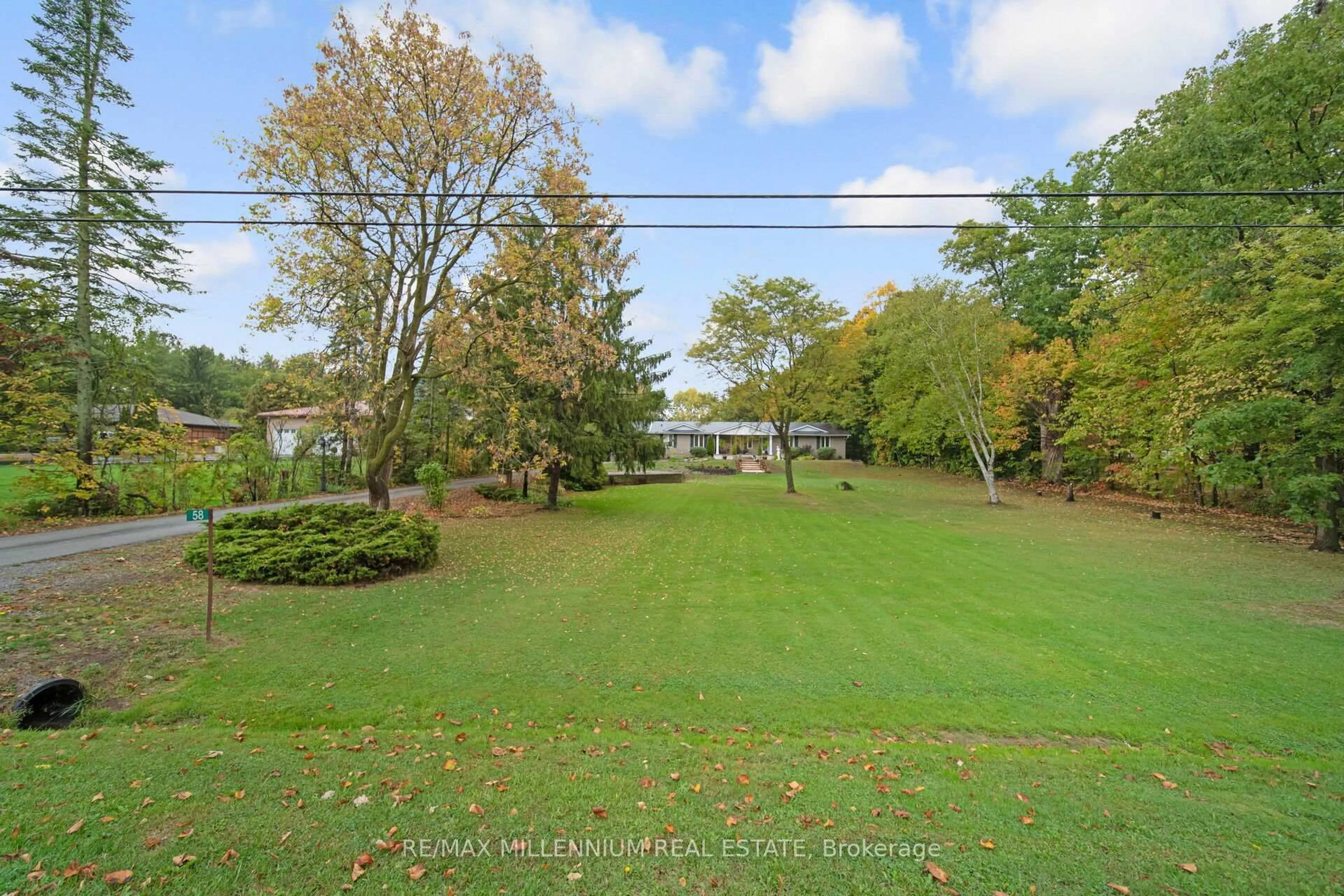 A pic from outside/outdoor area/front of a property/back of a property/a pic from drone, water/lake/river/ocean view for 58 Unity Side Rd, Haldimand Ontario N3W 1Y2