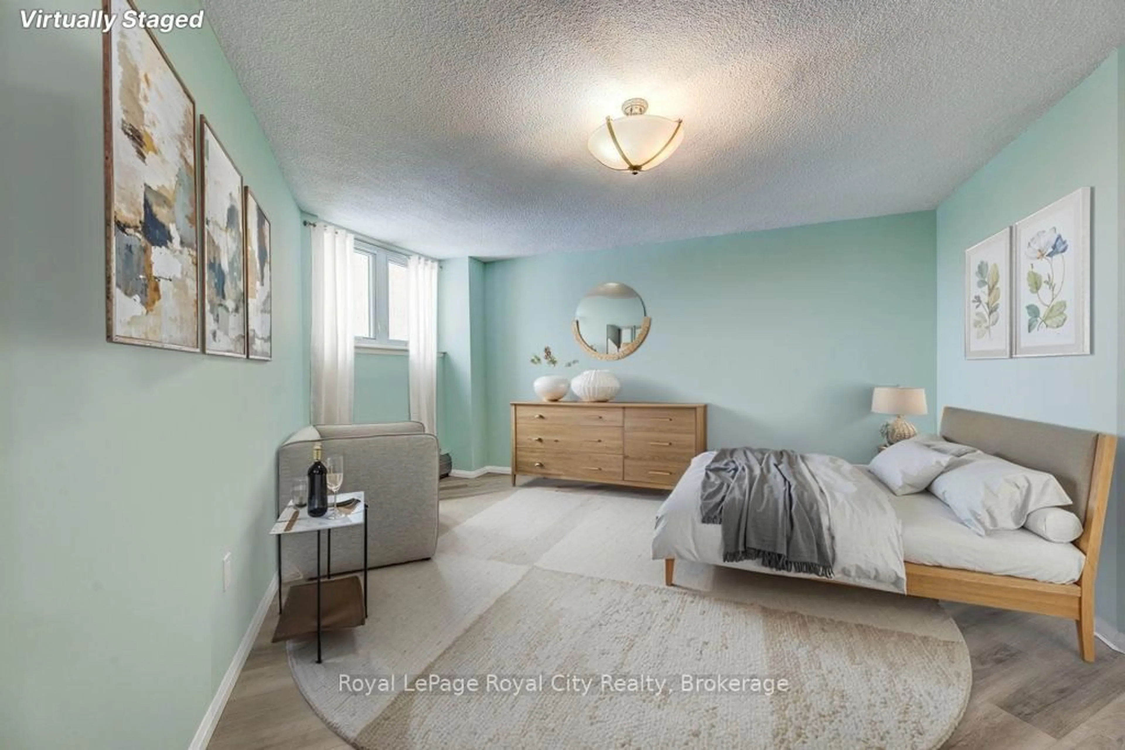 Bedroom with bed, unknown for 19 Woodlawn Rd #602, Guelph Ontario N1H 7B1
