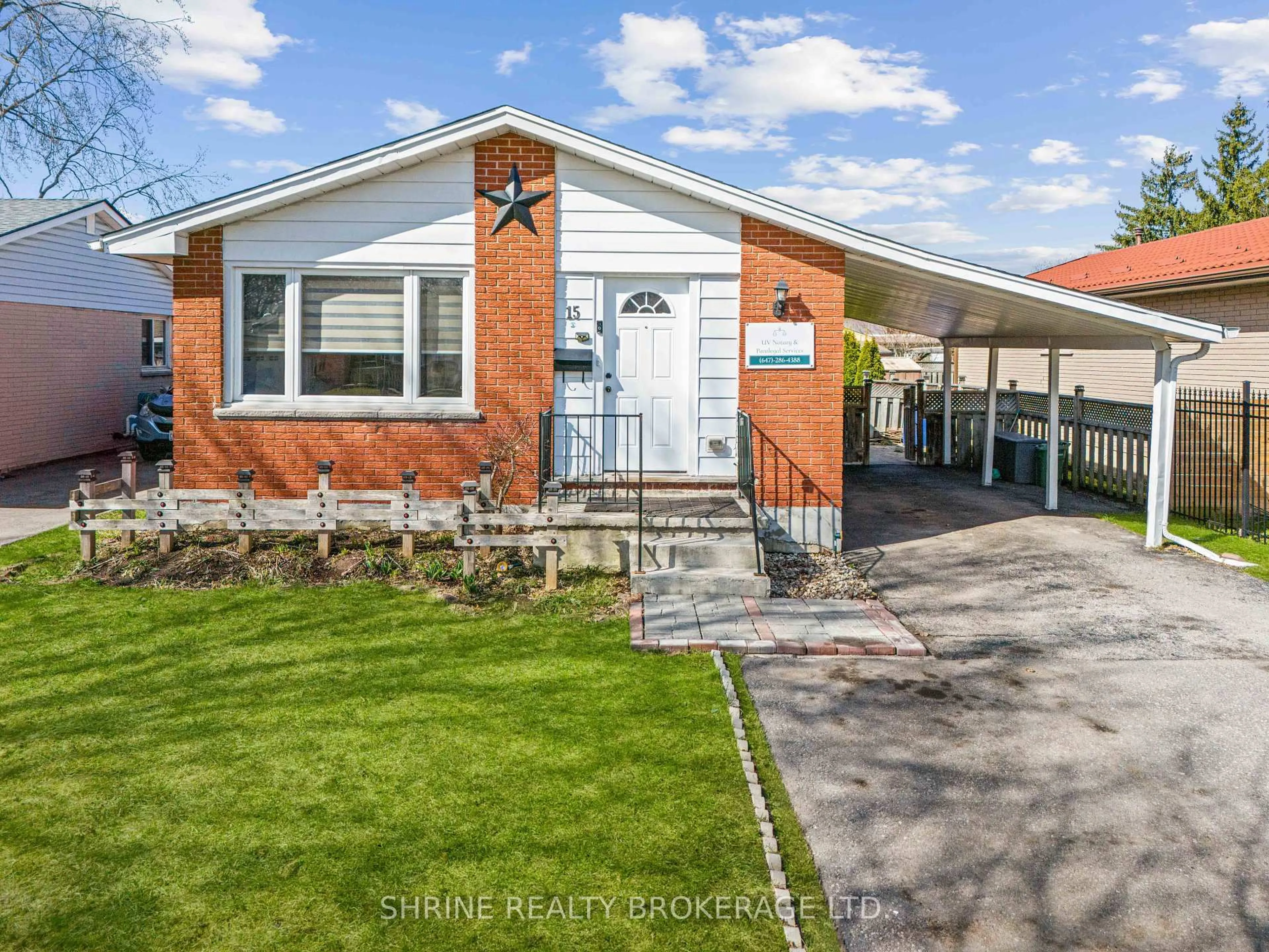 A pic from outside/outdoor area/front of a property/back of a property/a pic from drone, street for 15 Garland Cres, London East Ontario N5V 1N4