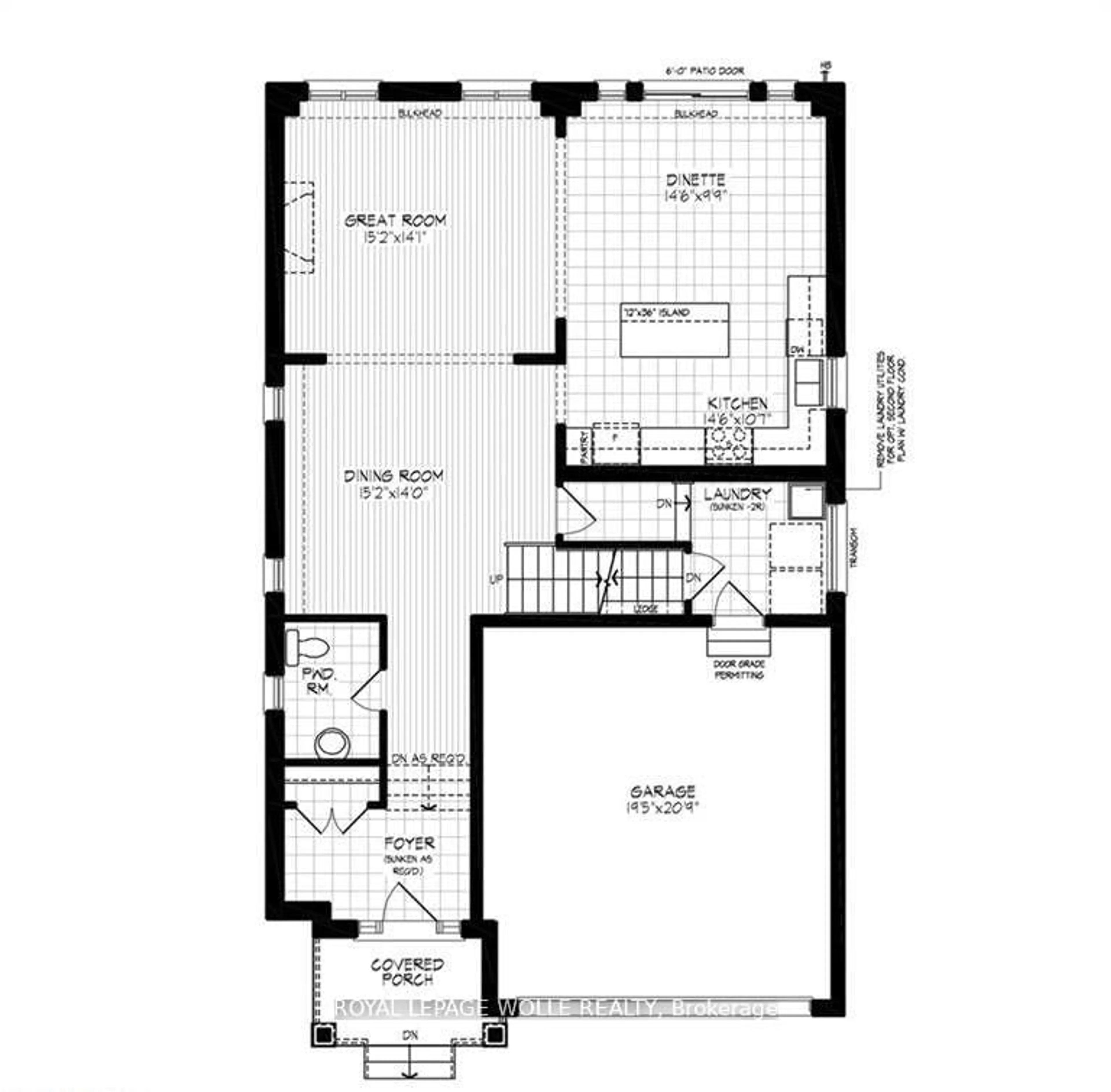 Floor plan for 543 Balsam Poplar St, Waterloo Ontario N2V 0H8