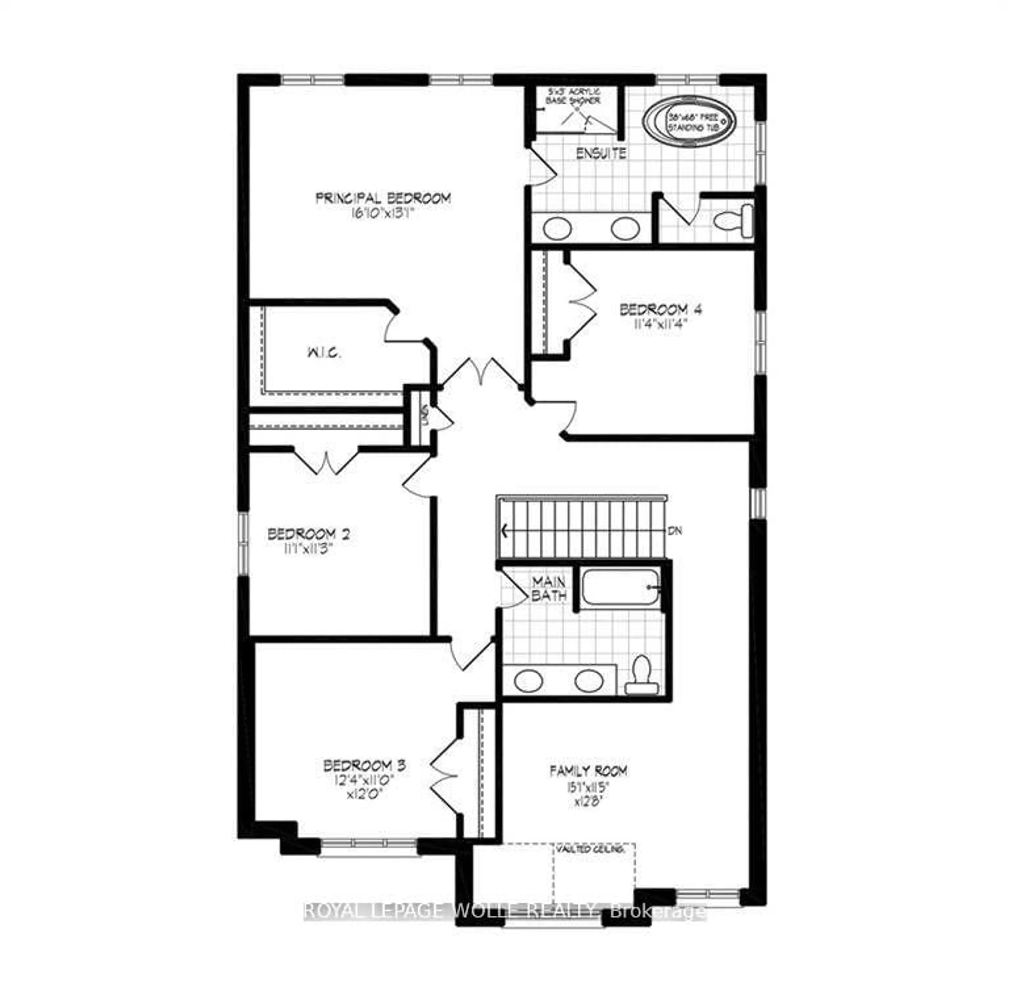 Floor plan for 543 Balsam Poplar St, Waterloo Ontario N2V 0H8