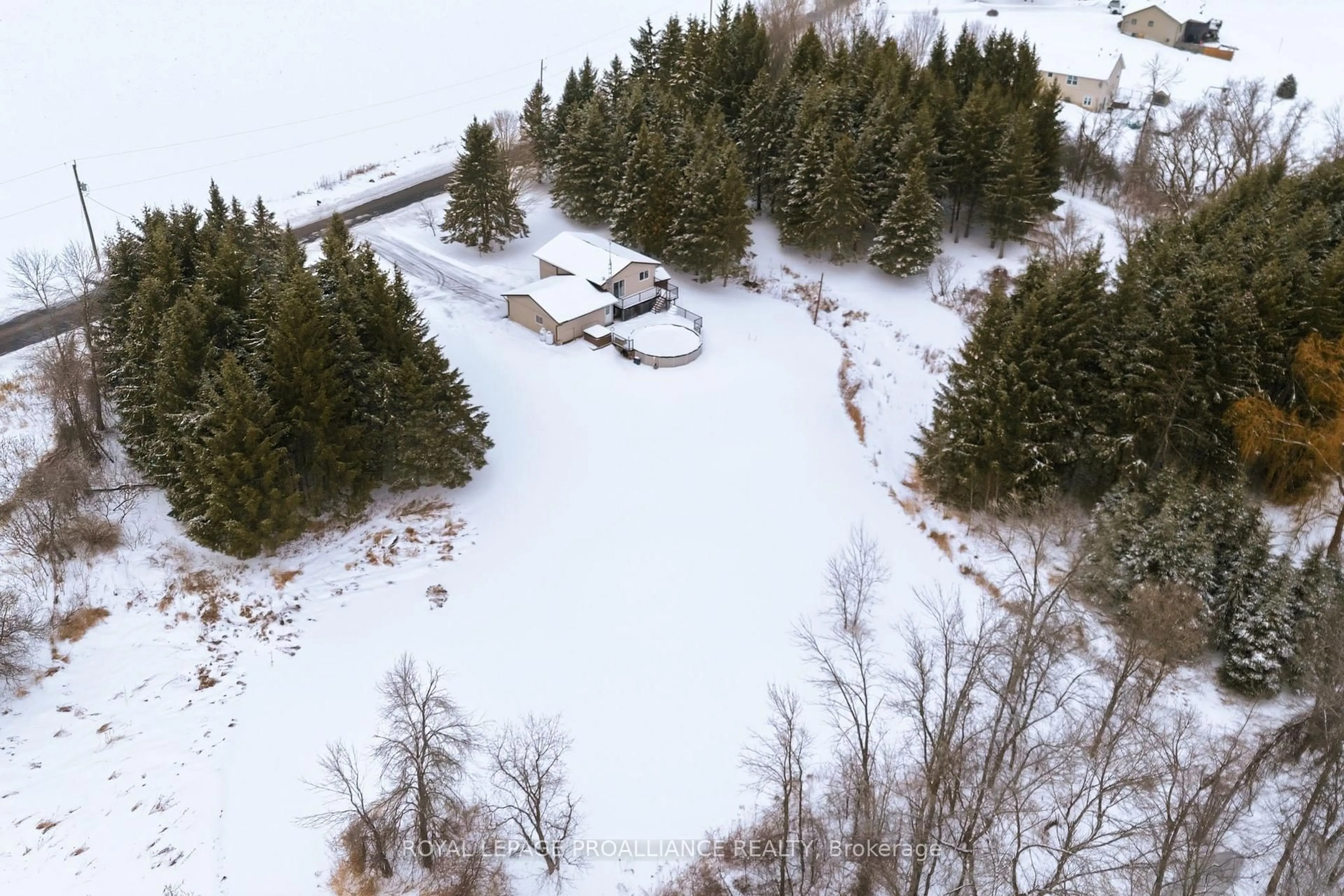 A pic from outside/outdoor area/front of a property/back of a property/a pic from drone, unknown for 296 Willett Rd, Stirling Ontario K0K 3E0