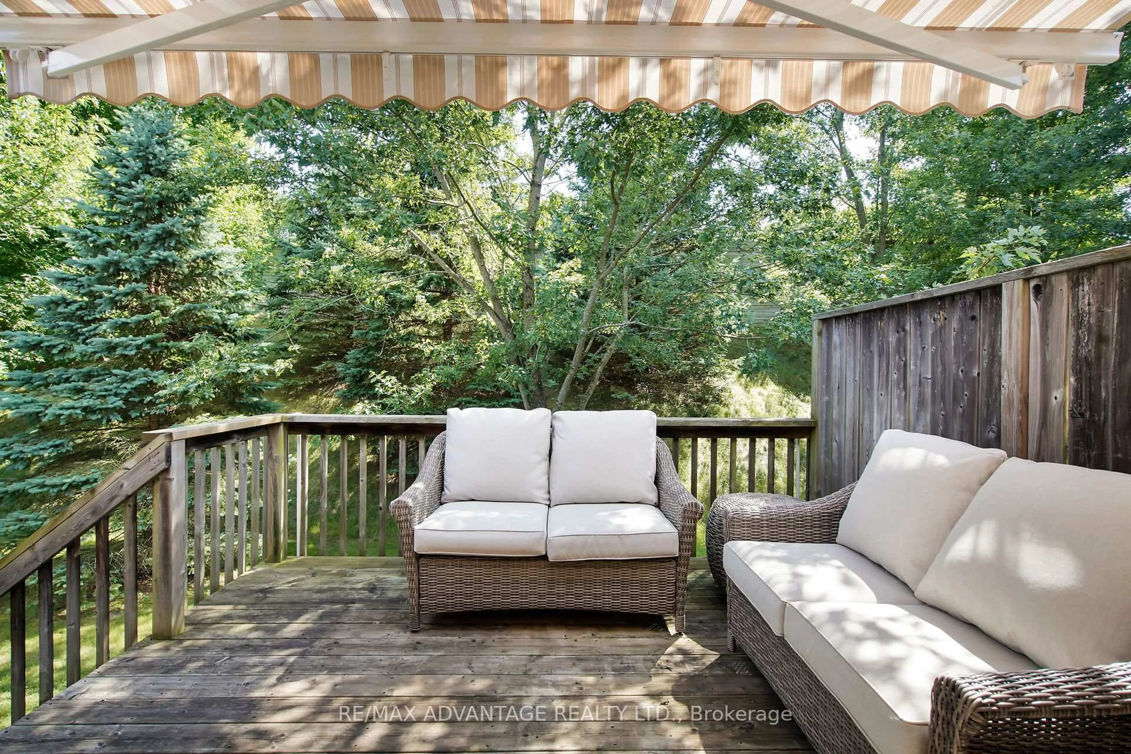 Patio, forest/trees view for 869 Whetherfield St #73, London North Ontario N6H 0A2