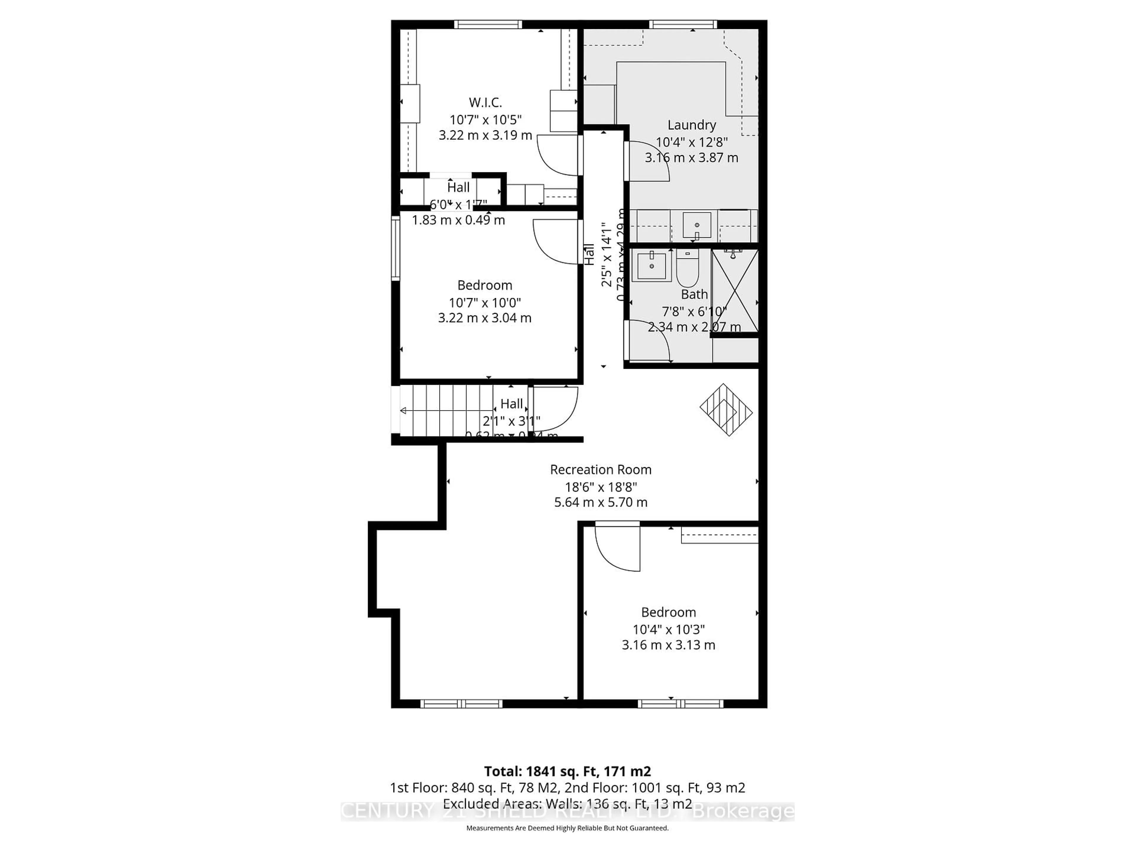 Floor plan for 1712 Cumberland St, Cornwall Ontario K6J 5T6