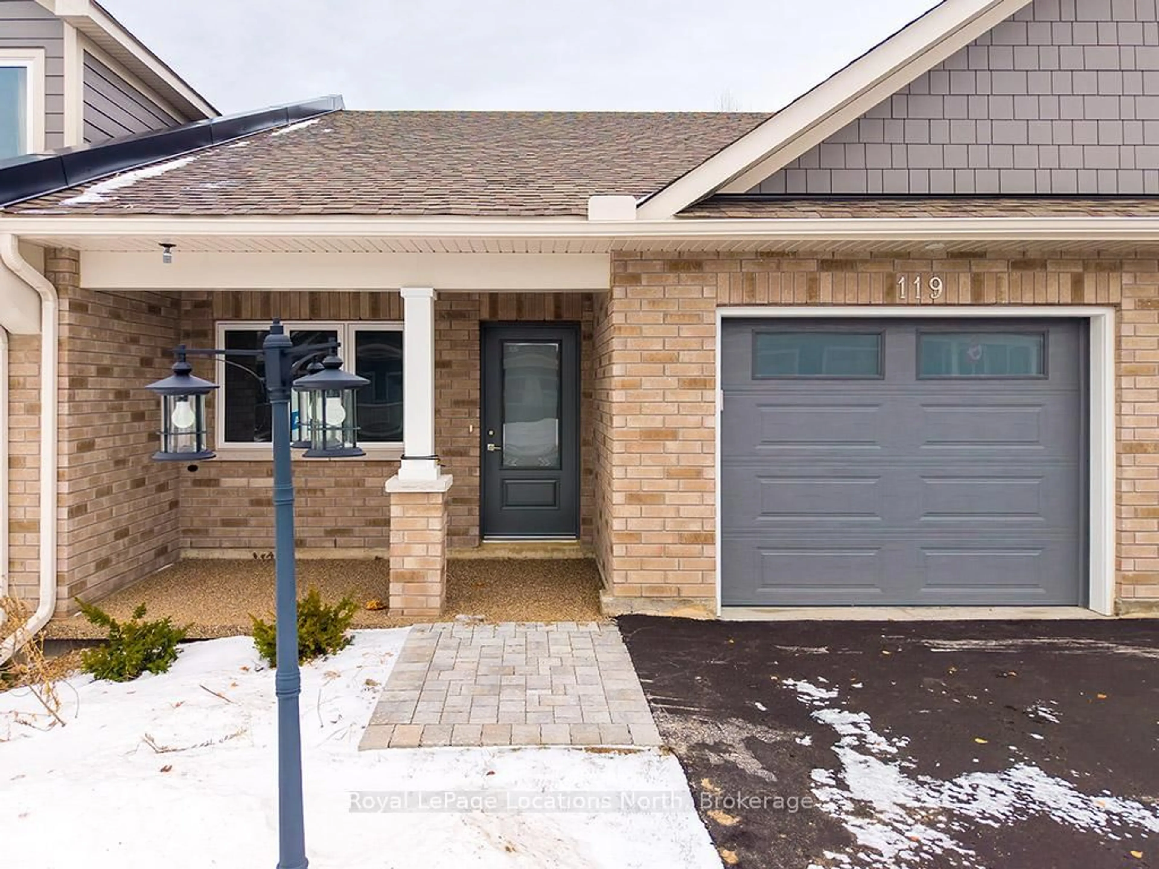 Home with brick exterior material, street for 119 Dove Dr, Blue Mountains Ontario N0H 2P0