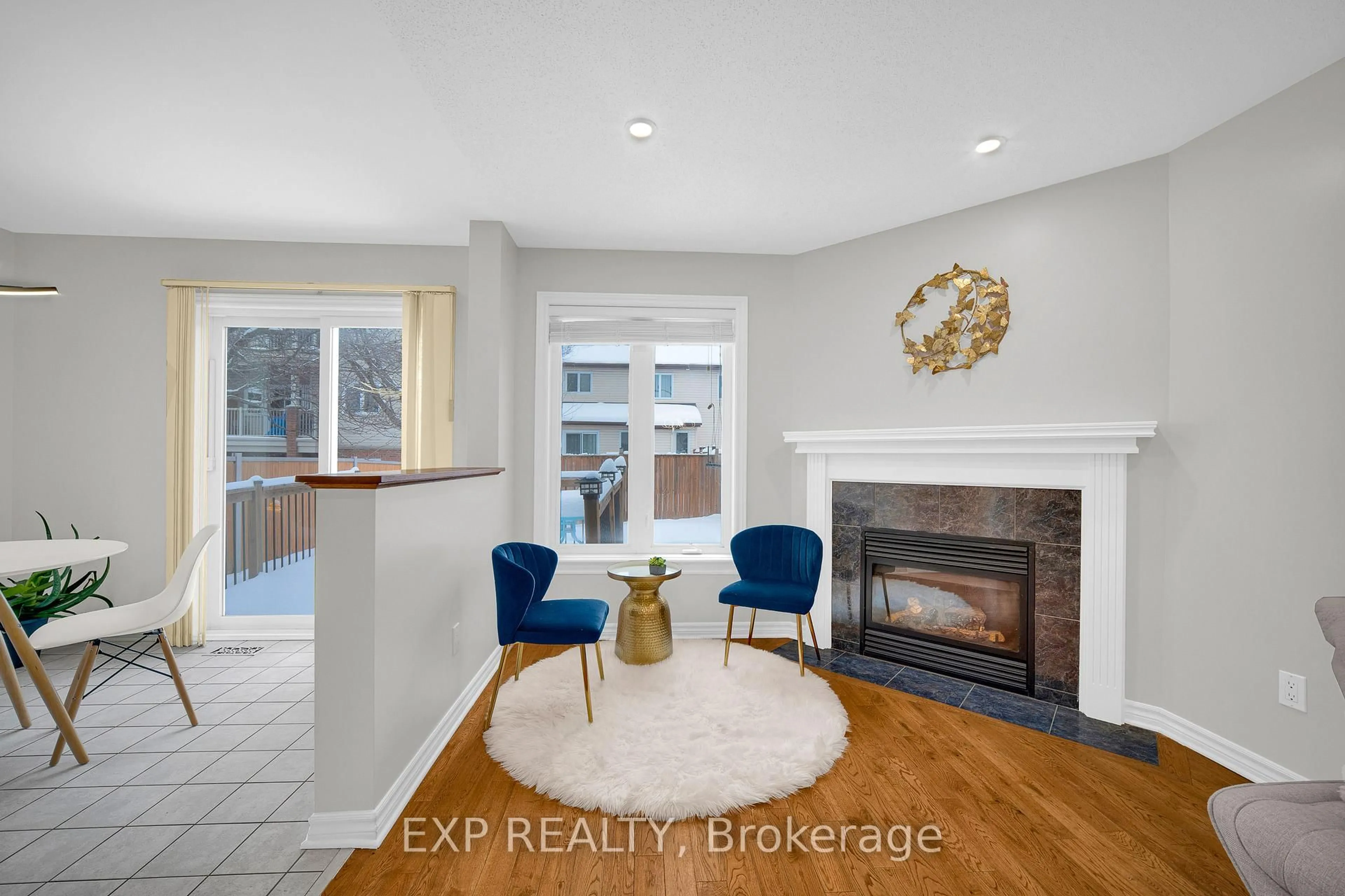 Living room with furniture, ceramic/tile floor for 140 Whetstone Cres, Barrhaven Ontario K2G 7C3