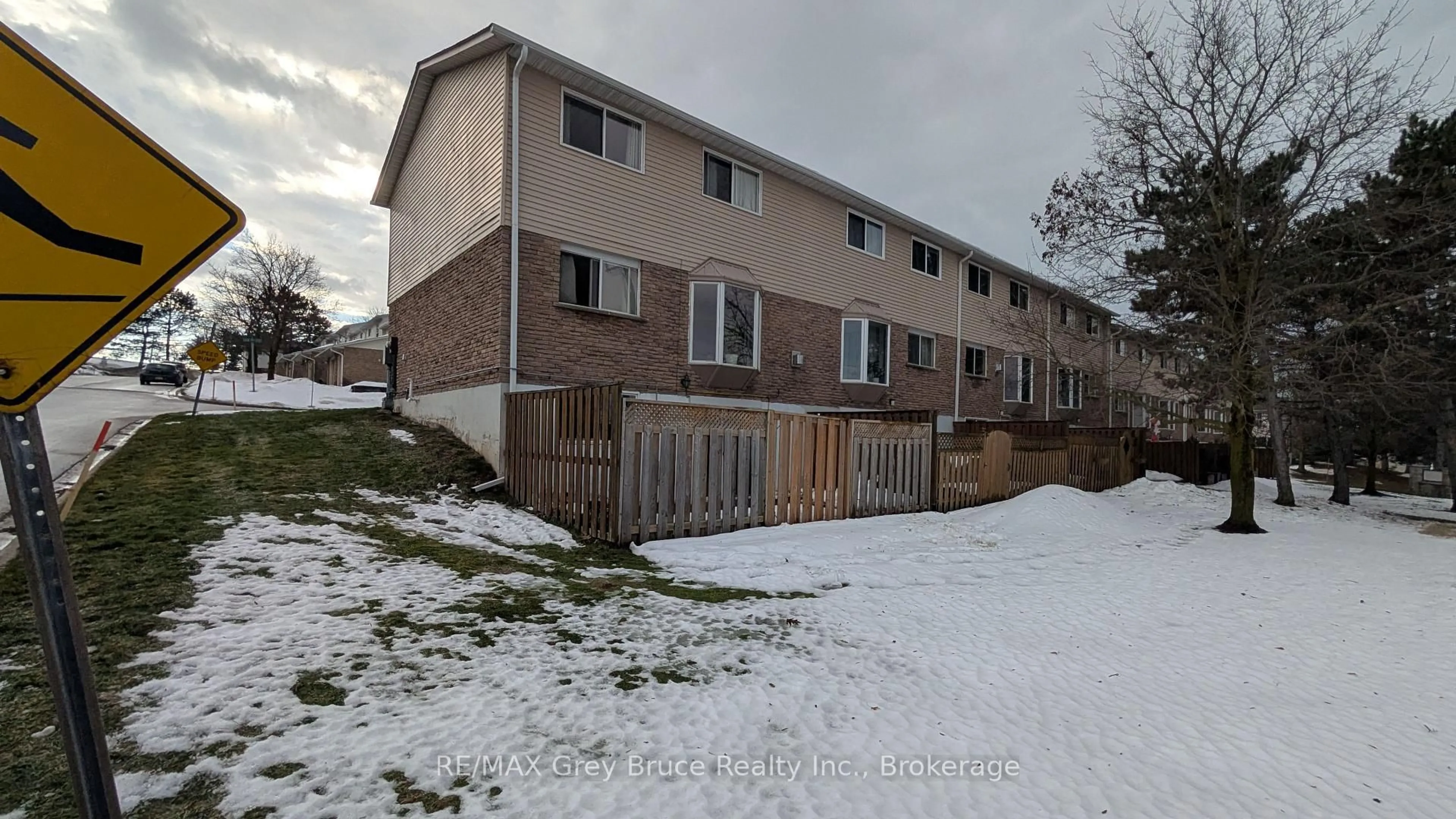 A pic from outside/outdoor area/front of a property/back of a property/a pic from drone, street for 60 Lila Rd #60, Owen Sound Ontario N4K 6C2