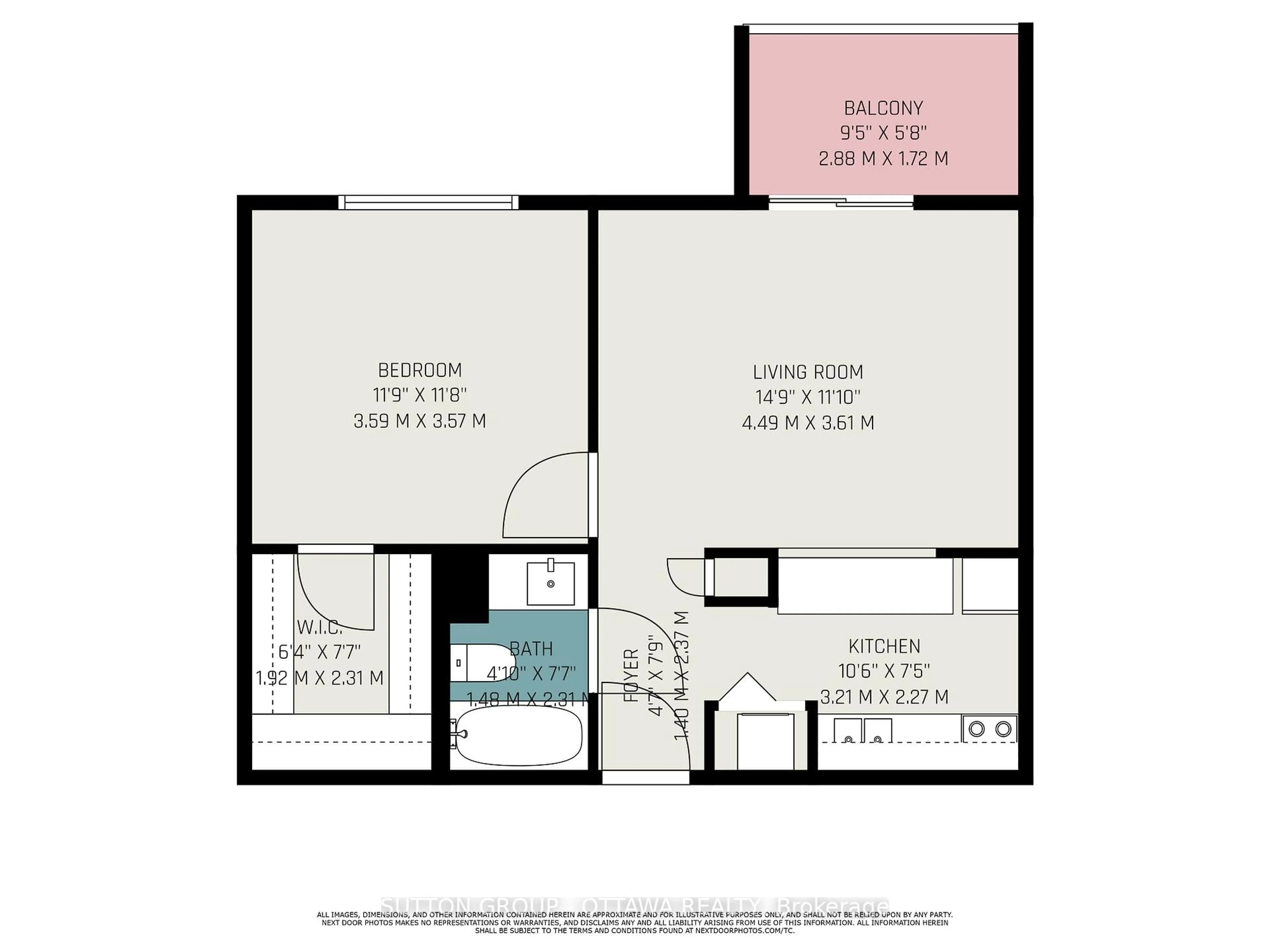 Floor plan for 270 Brittany Dr #314, Ottawa Ontario K1K 4M3