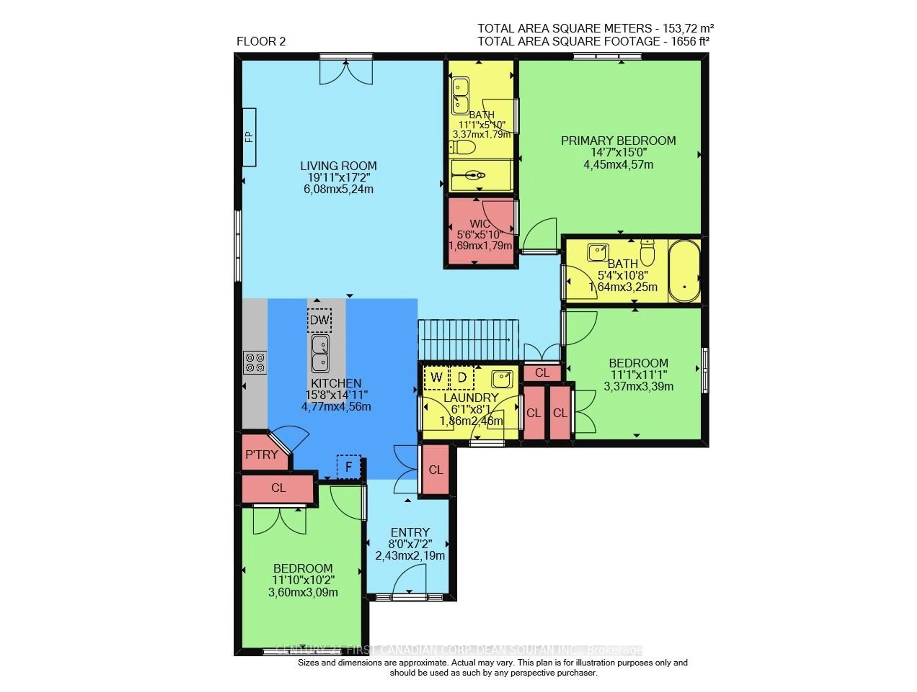 Floor plan for 6521 French Ave, London South Ontario N6P 0G5