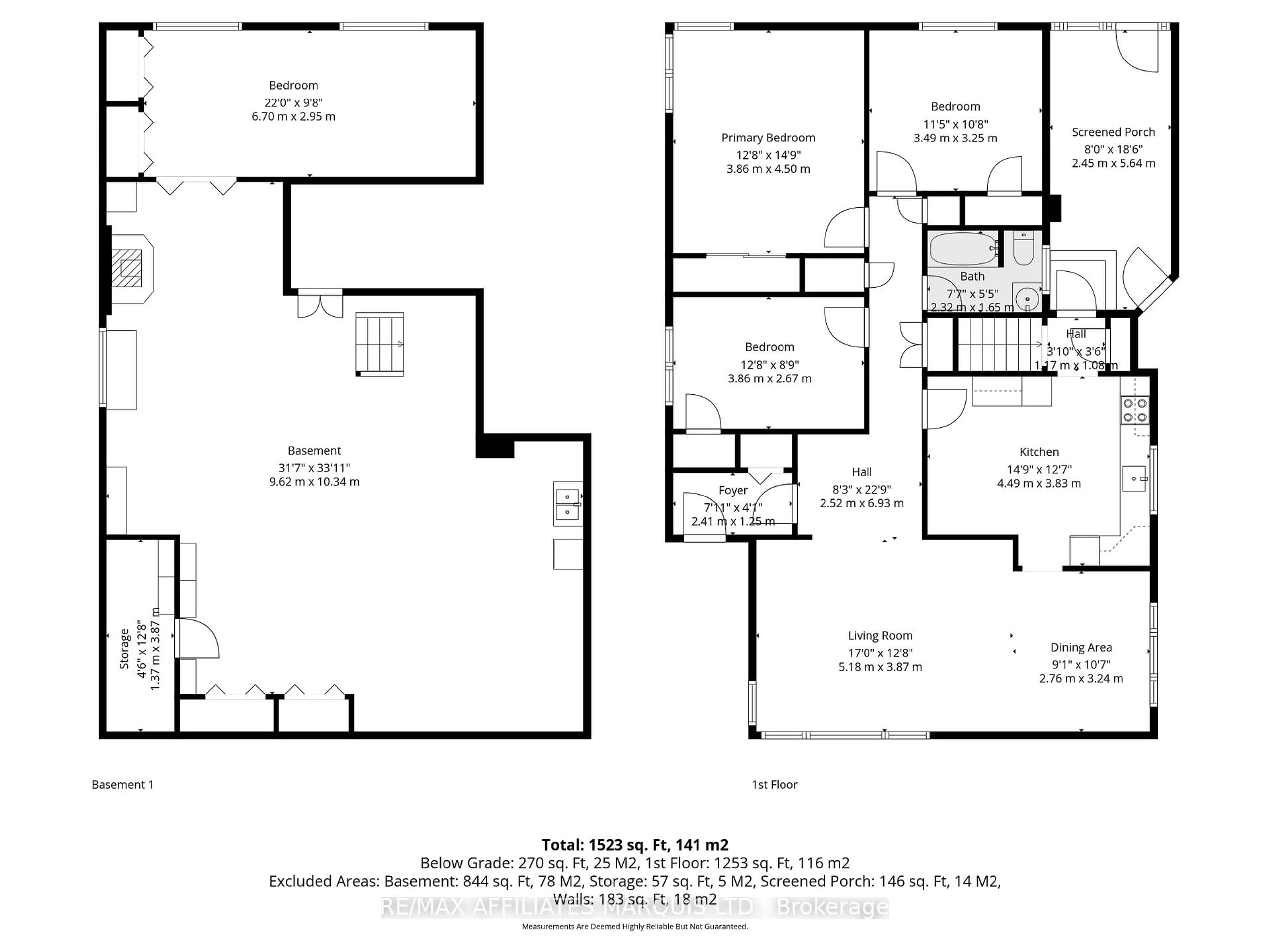 Floor plan for 217 Pescod Ave, Cornwall Ontario K6J 2H9