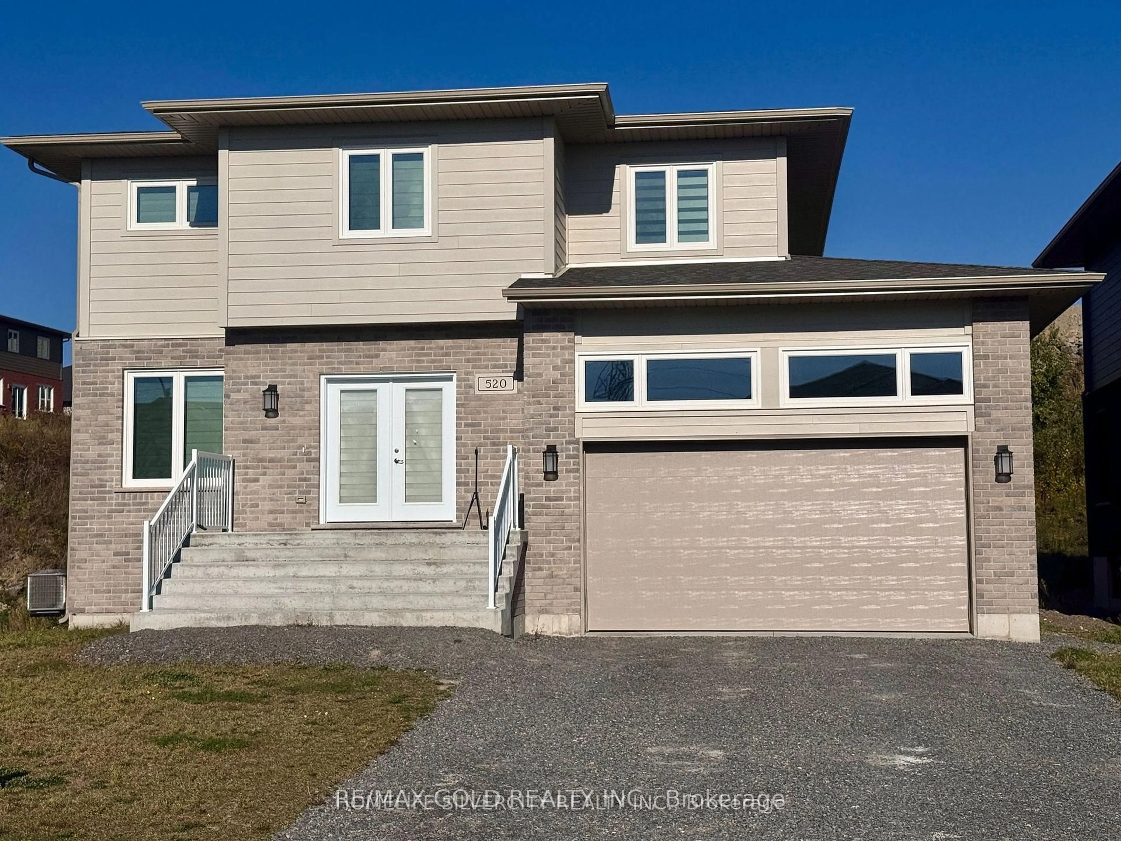 Home with vinyl exterior material, street for 520 Bonaventure Crt, Greater Sudbury Ontario P3A 0B4