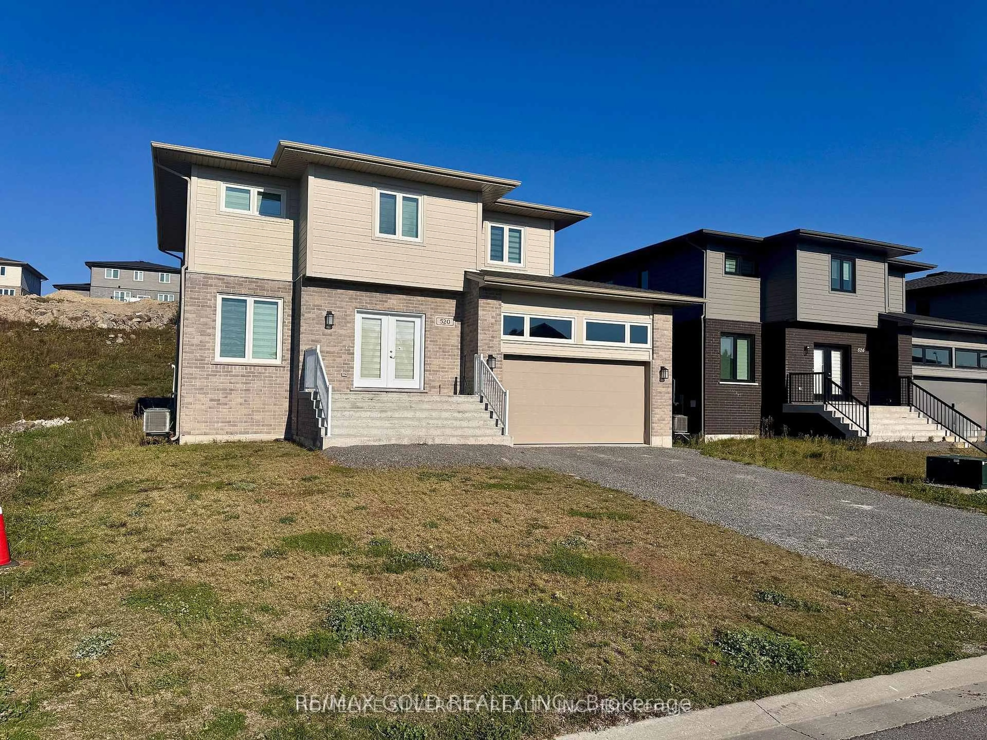 A pic from outside/outdoor area/front of a property/back of a property/a pic from drone, street for 520 Bonaventure Crt, Greater Sudbury Ontario P3A 0B4