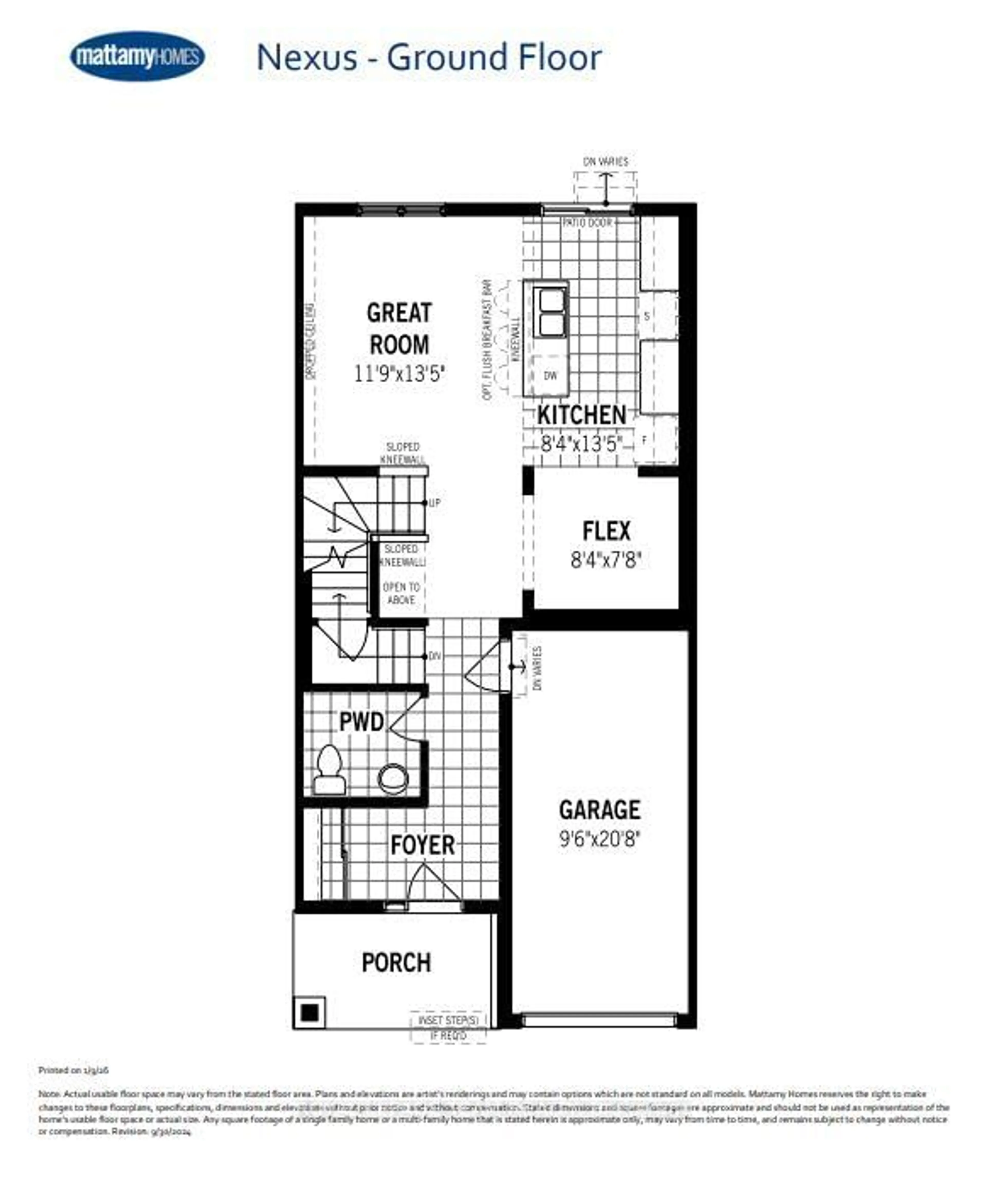 Floor plan for 1023 Elixir Pl, Kanata Ontario K2W 0P3