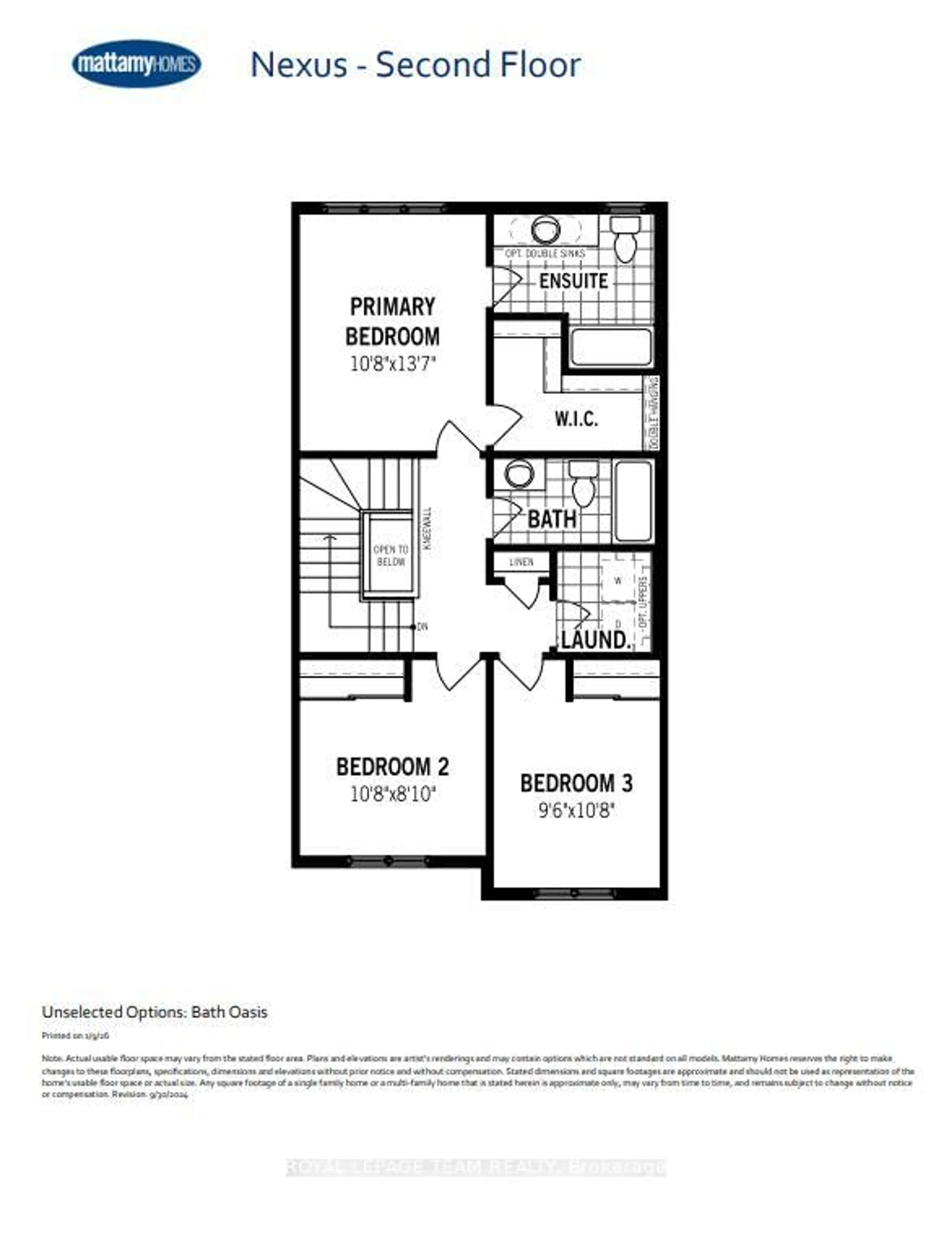 Floor plan for 1023 Elixir Pl, Kanata Ontario K2W 0P3