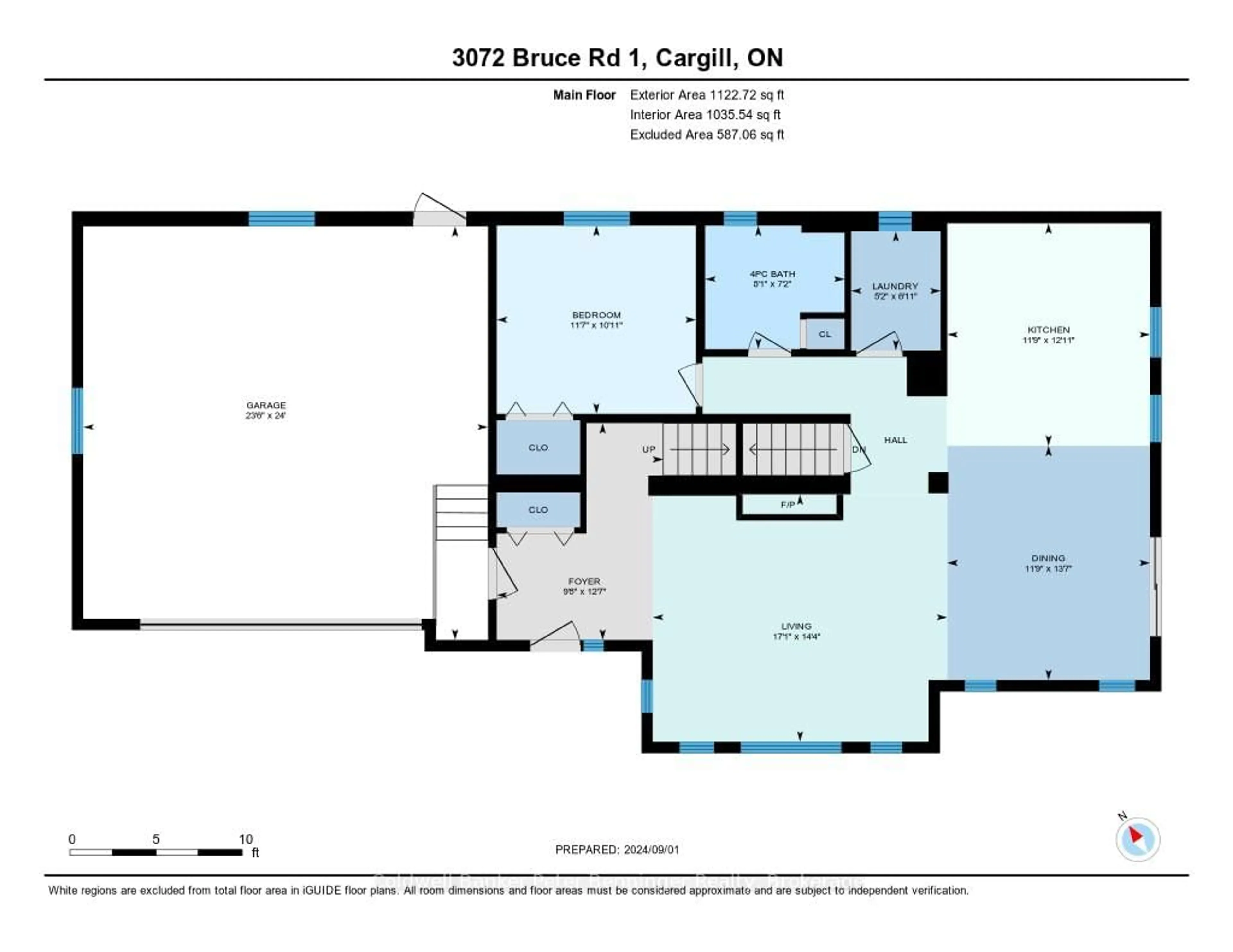Floor plan for 3072 Bruce Road 1 Rd, Brockton Ontario N0G 1J0