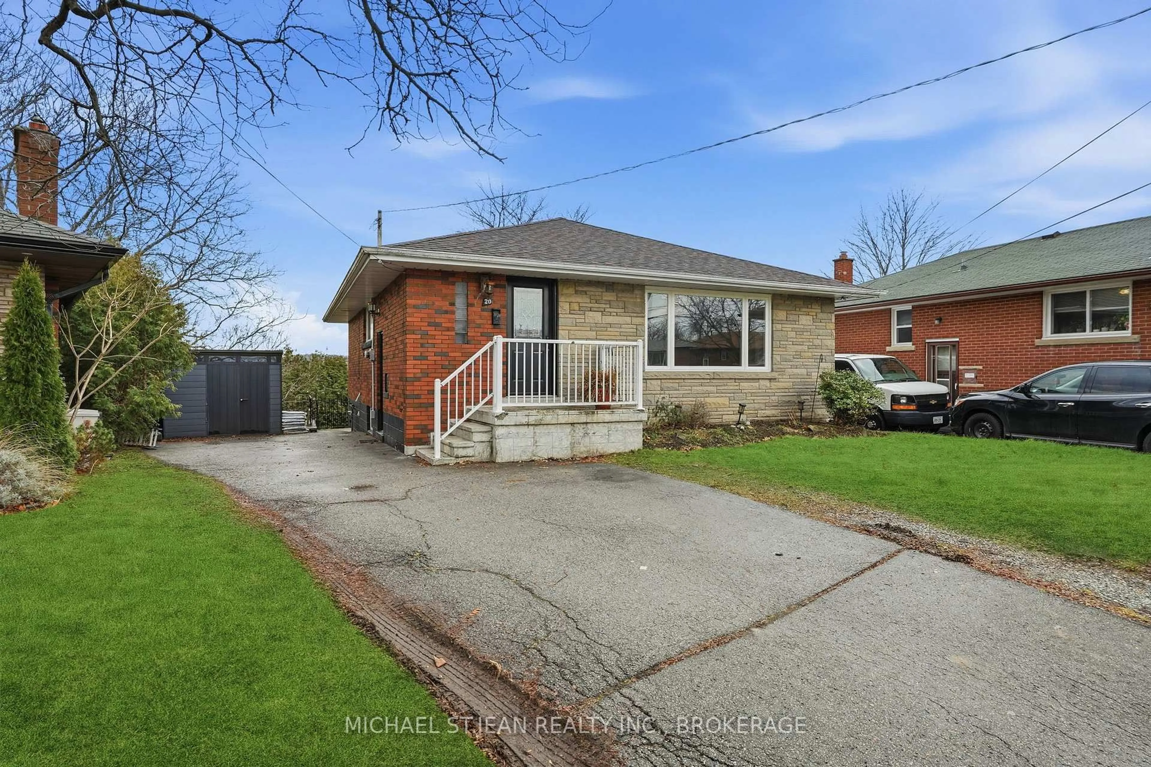 Home with brick exterior material, street for 20 Nelligan Pl, Hamilton Ontario L8K 4X7