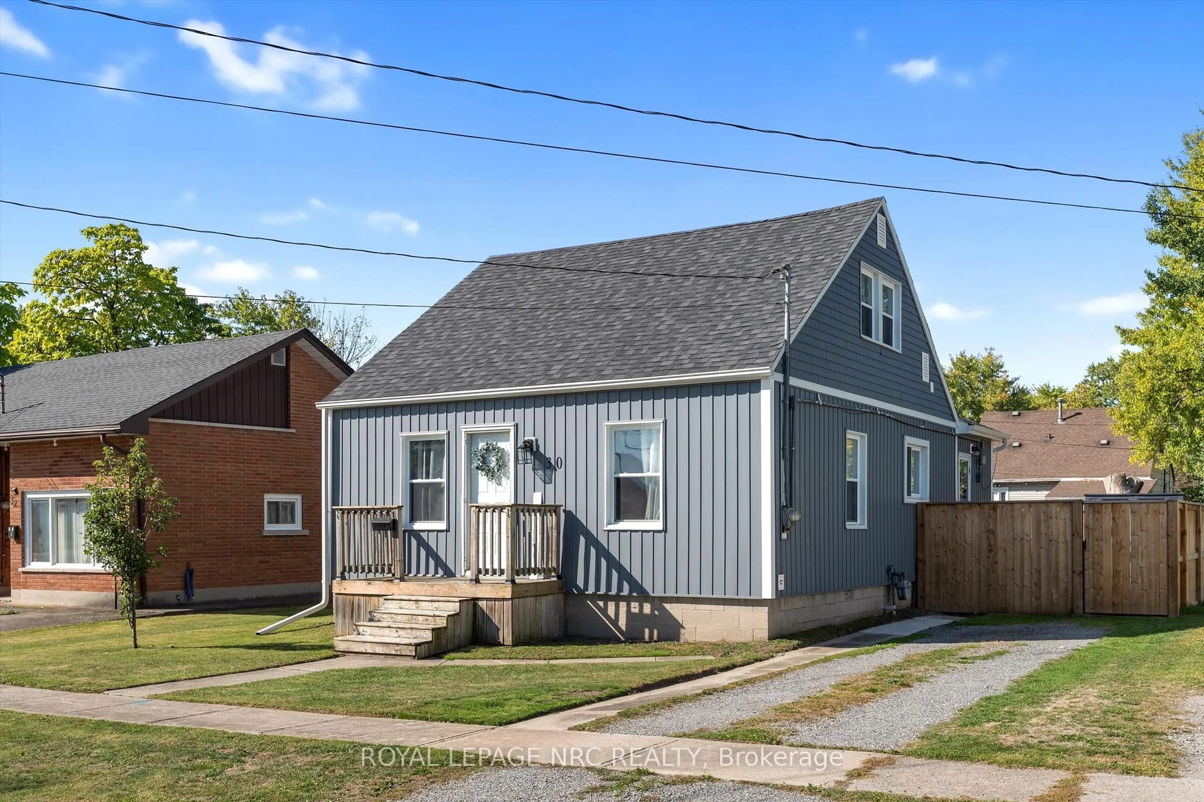 Home with vinyl exterior material, street for 30 Douglas St, Fort Erie Ontario L2A 3W4