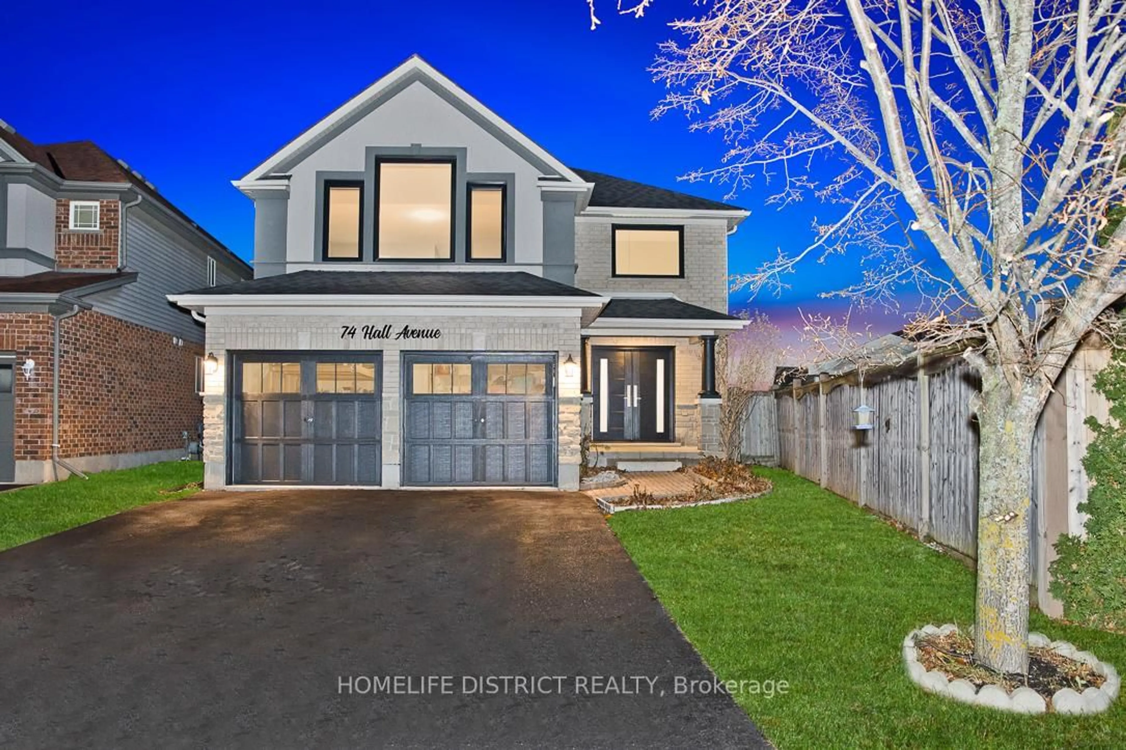 Home with vinyl exterior material, street for 74 Hall Ave, Guelph Ontario N1L 0B2