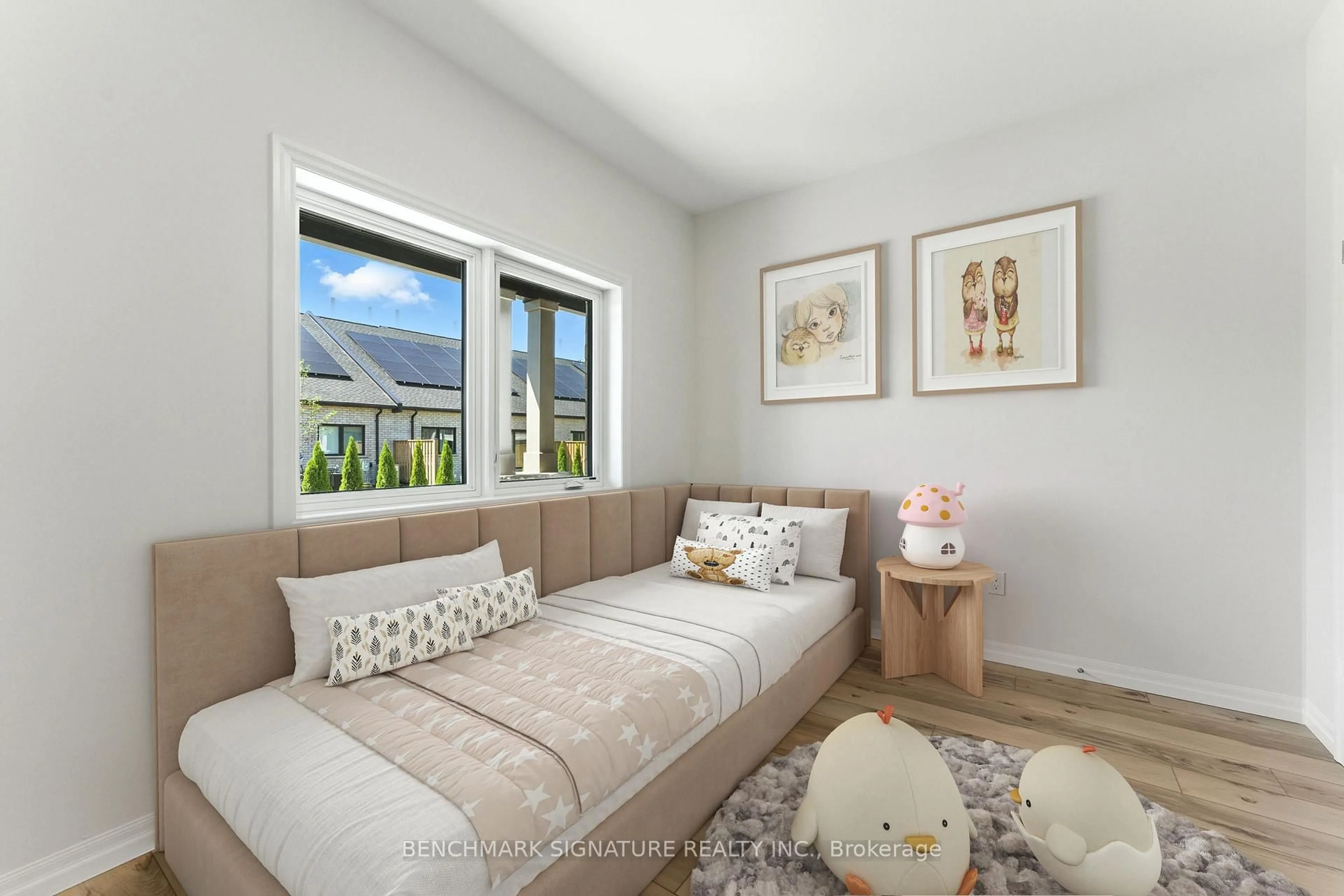 Bedroom with bed, unknown for 18 Painted Skimmer Pl, Norfolk Ontario N3Y 0E3