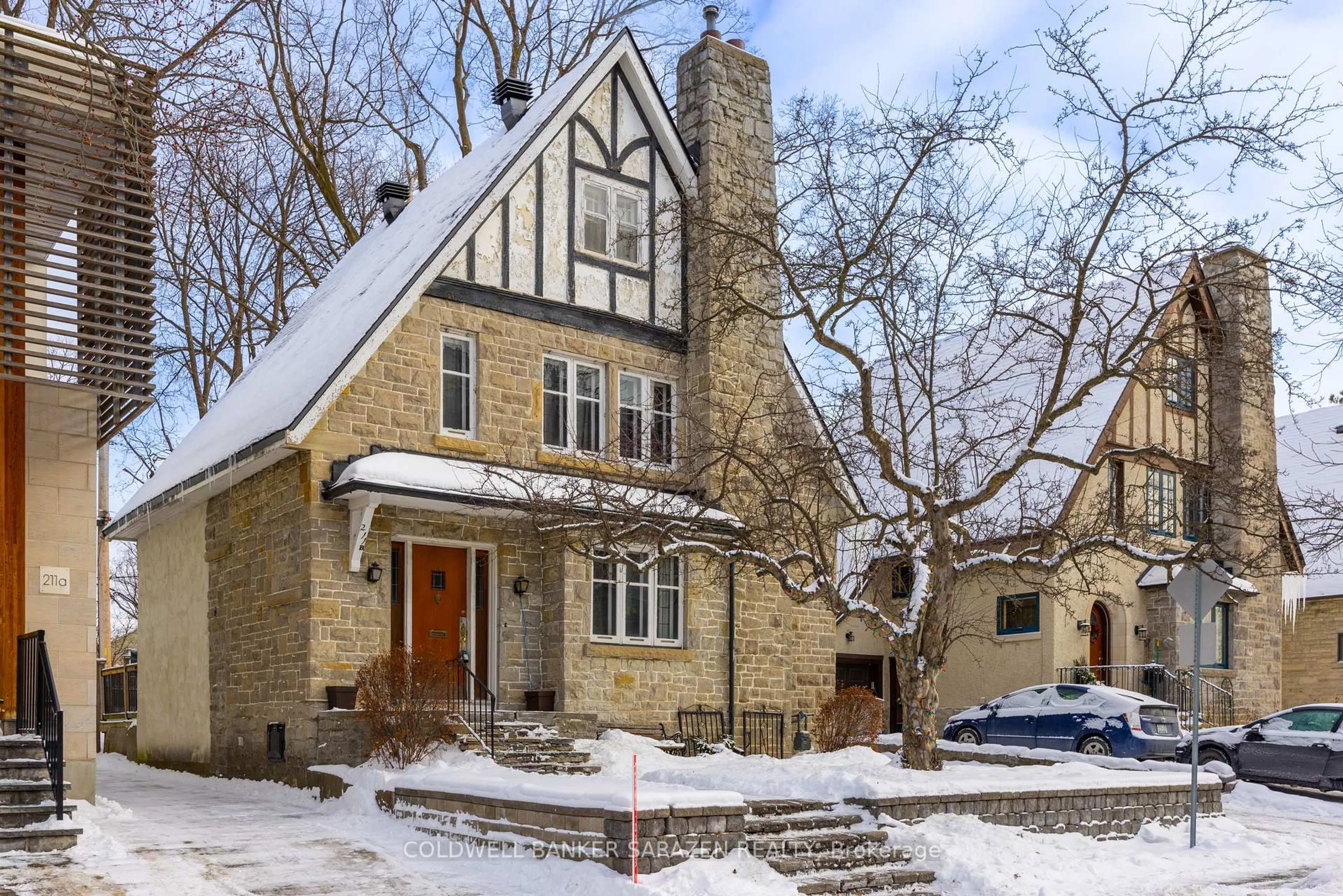 Home with brick exterior material, street for 211 B Melrose Ave, Ottawa Ontario K1Y 1V3