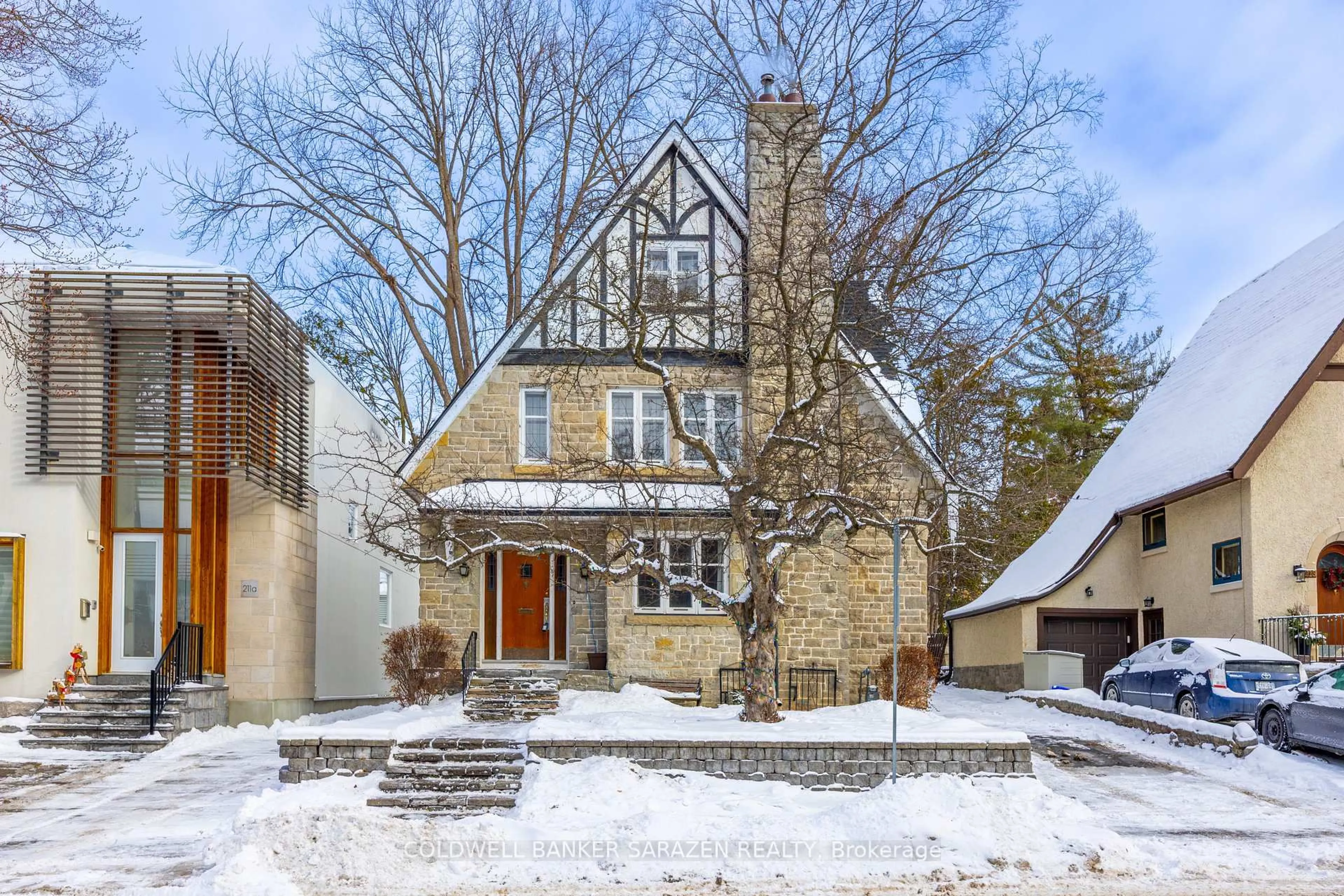 Home with brick exterior material, street for 211 B Melrose Ave, Ottawa Ontario K1Y 1V3