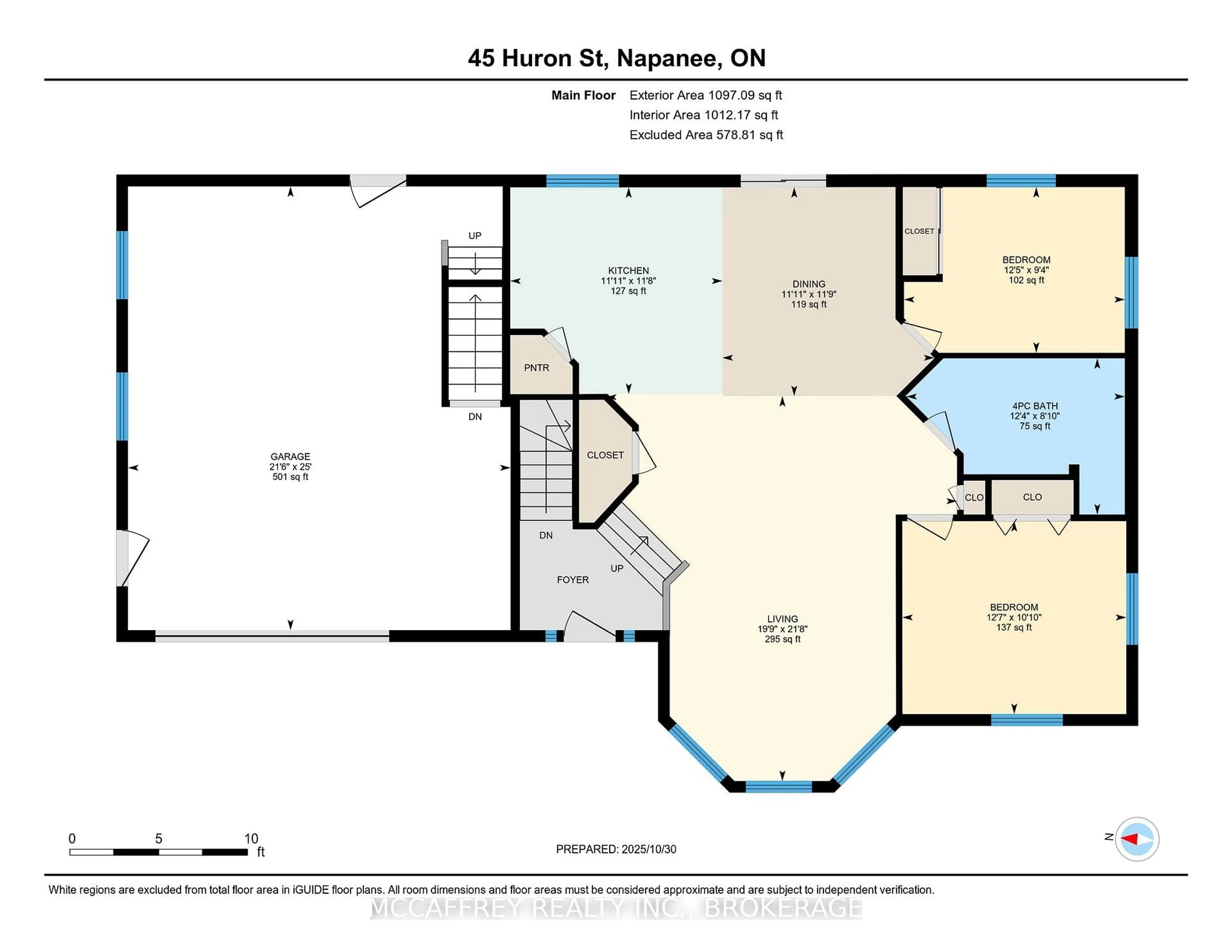 Floor plan for 45 Huron St, Plantagenet Ontario K7R 3L2