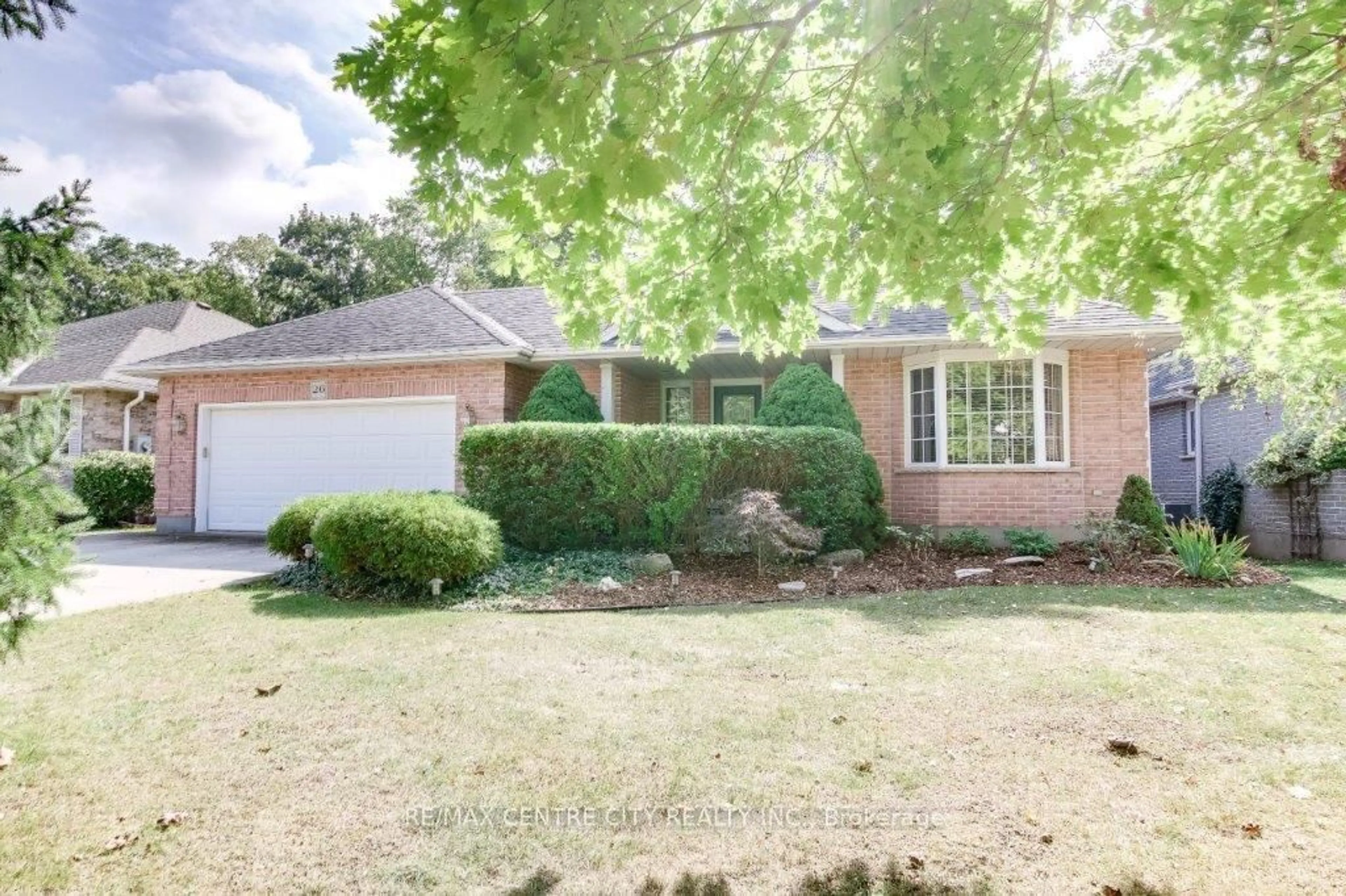 Home with brick exterior material, street for 26 Symphony Crt, Central Elgin Ontario N5P 4K1