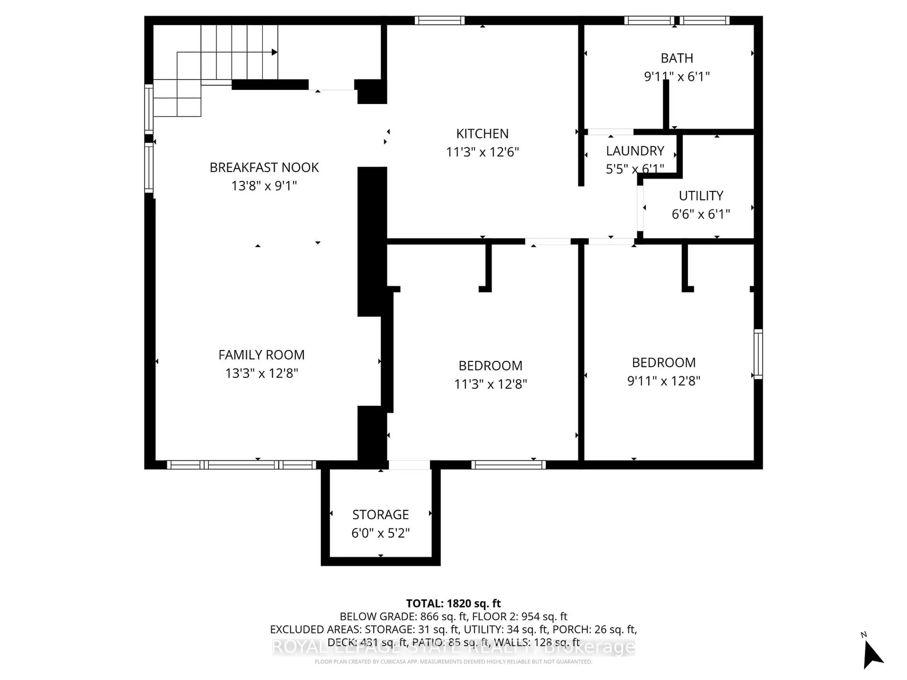 Floor plan for 103 Wise Cres, Hamilton Ontario L8T 2L7