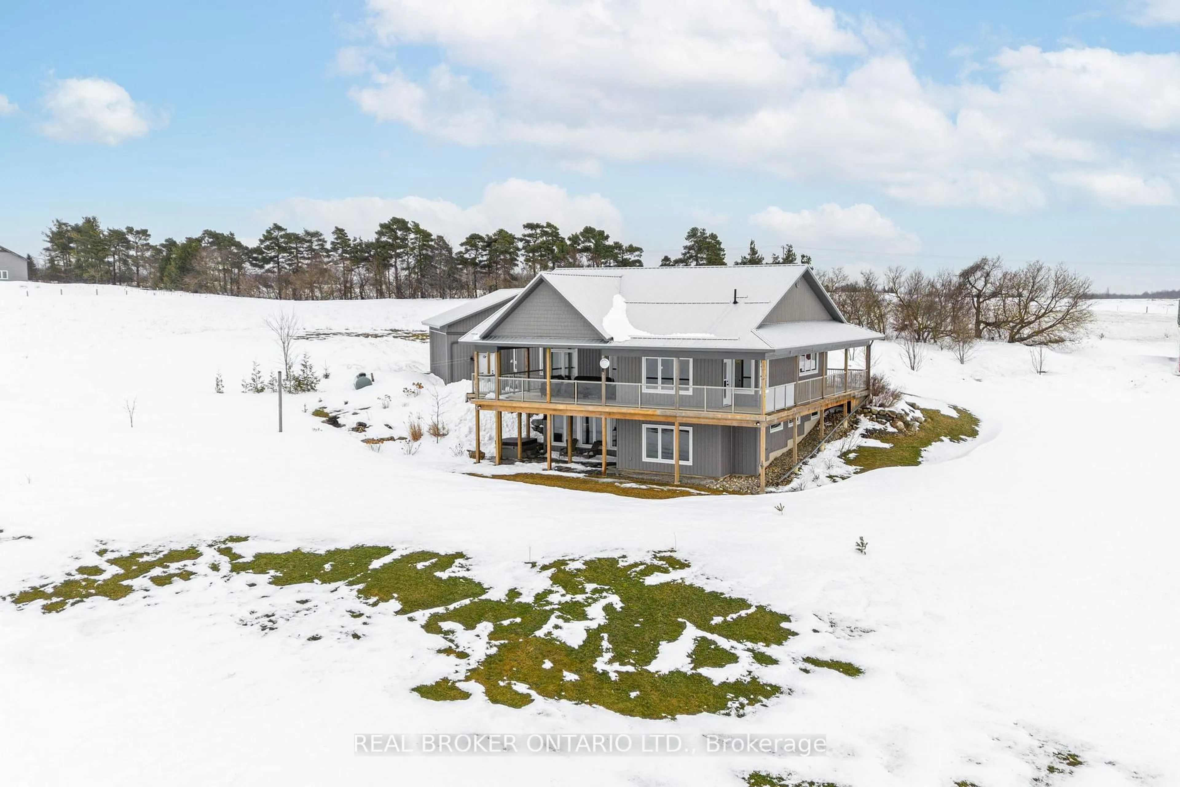 A pic from outside/outdoor area/front of a property/back of a property/a pic from drone, unknown for 706249 County Road 21, Mulmur Ontario L9V 0W4