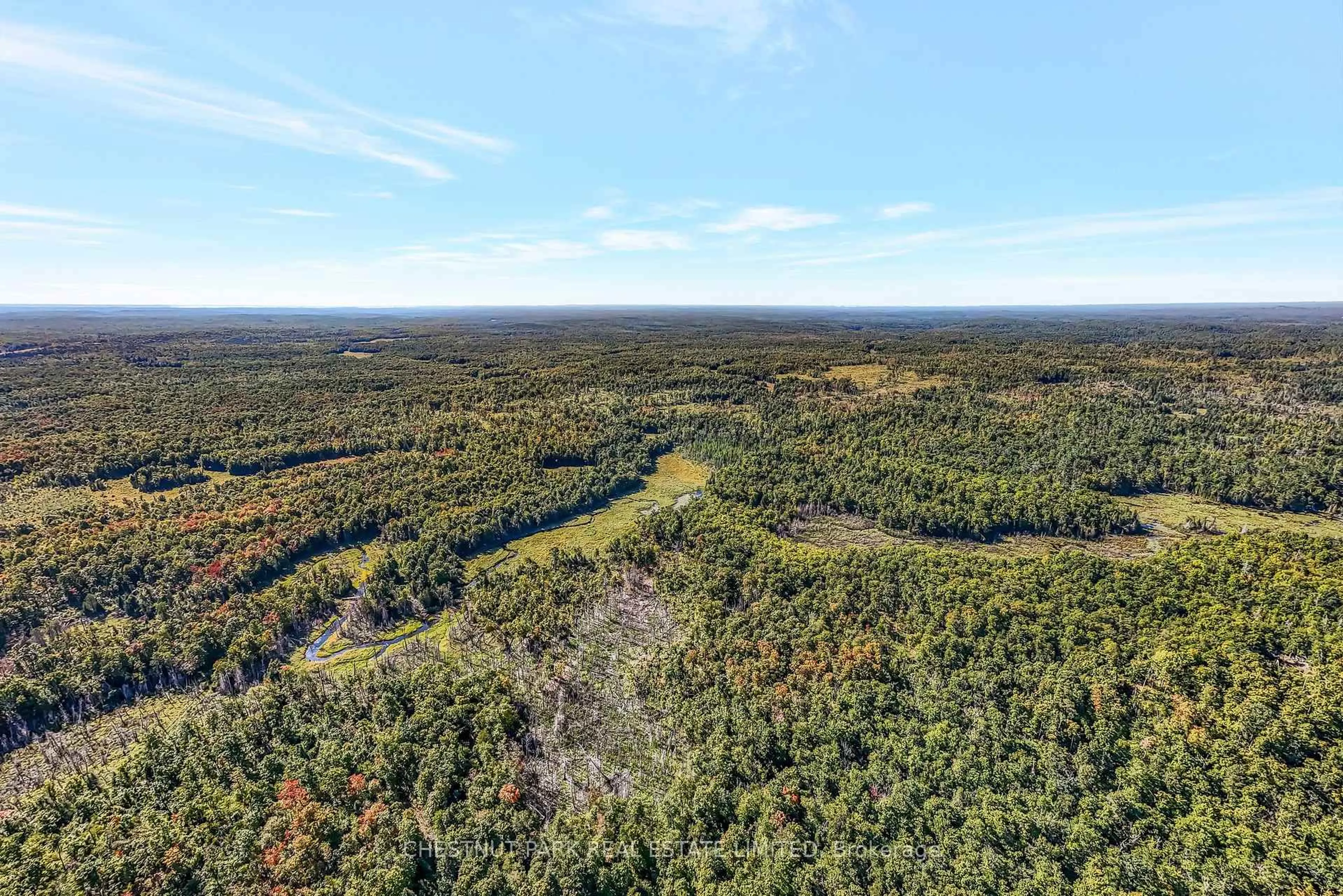A pic from outside/outdoor area/front of a property/back of a property/a pic from drone, forest/trees view for 682 Felbers Rd, Madoc Ontario K0K 1Y0